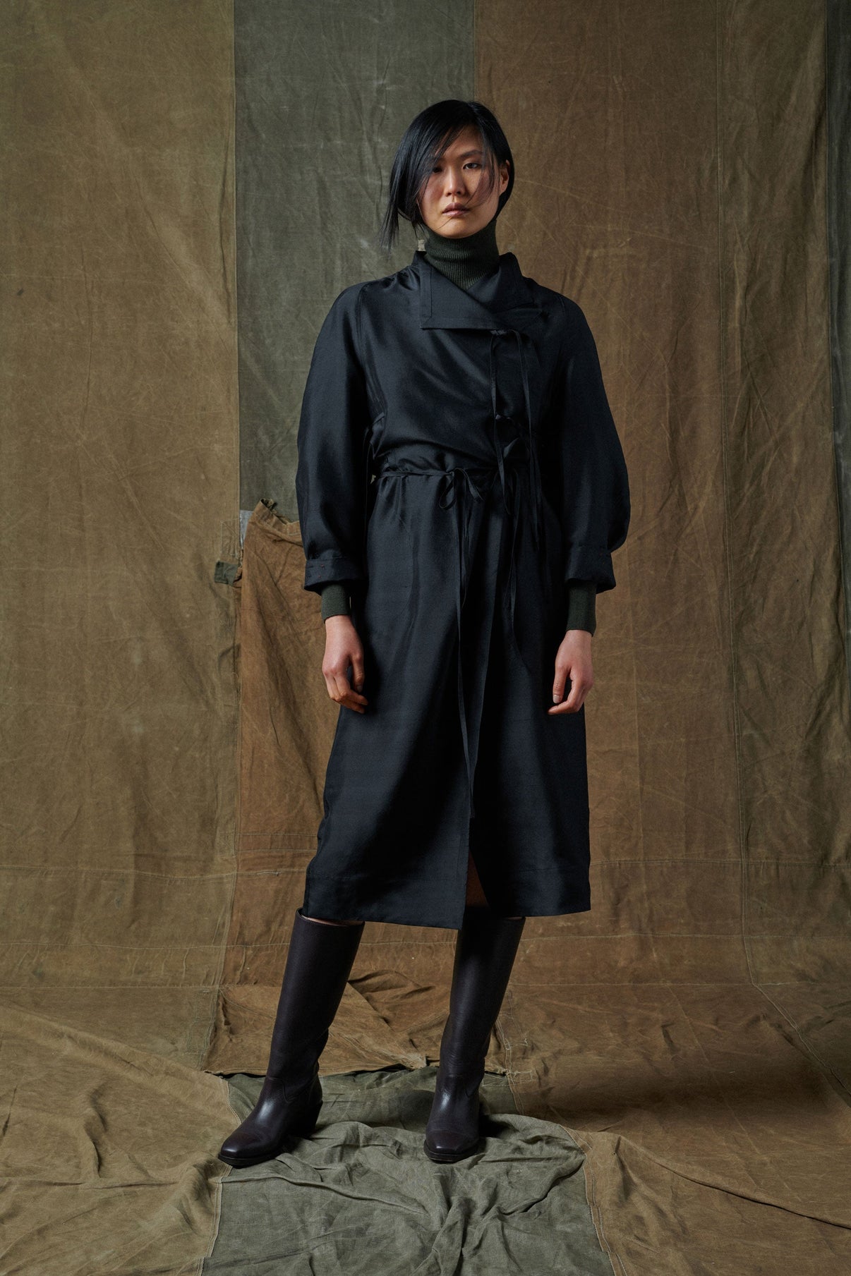Vestido SUSIE negro vue 1