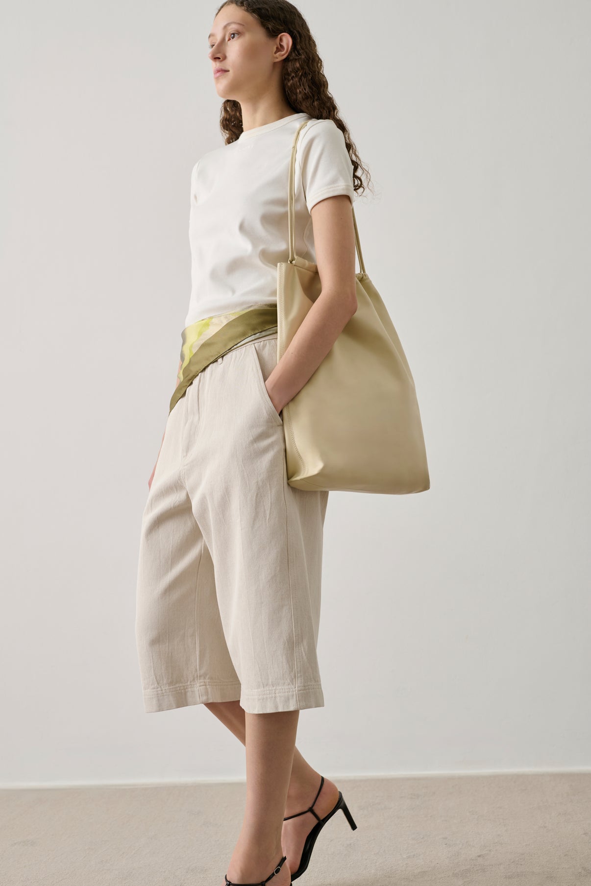 Bermuda Francis - Blanco Gres - Algodón - Mujer vue 1