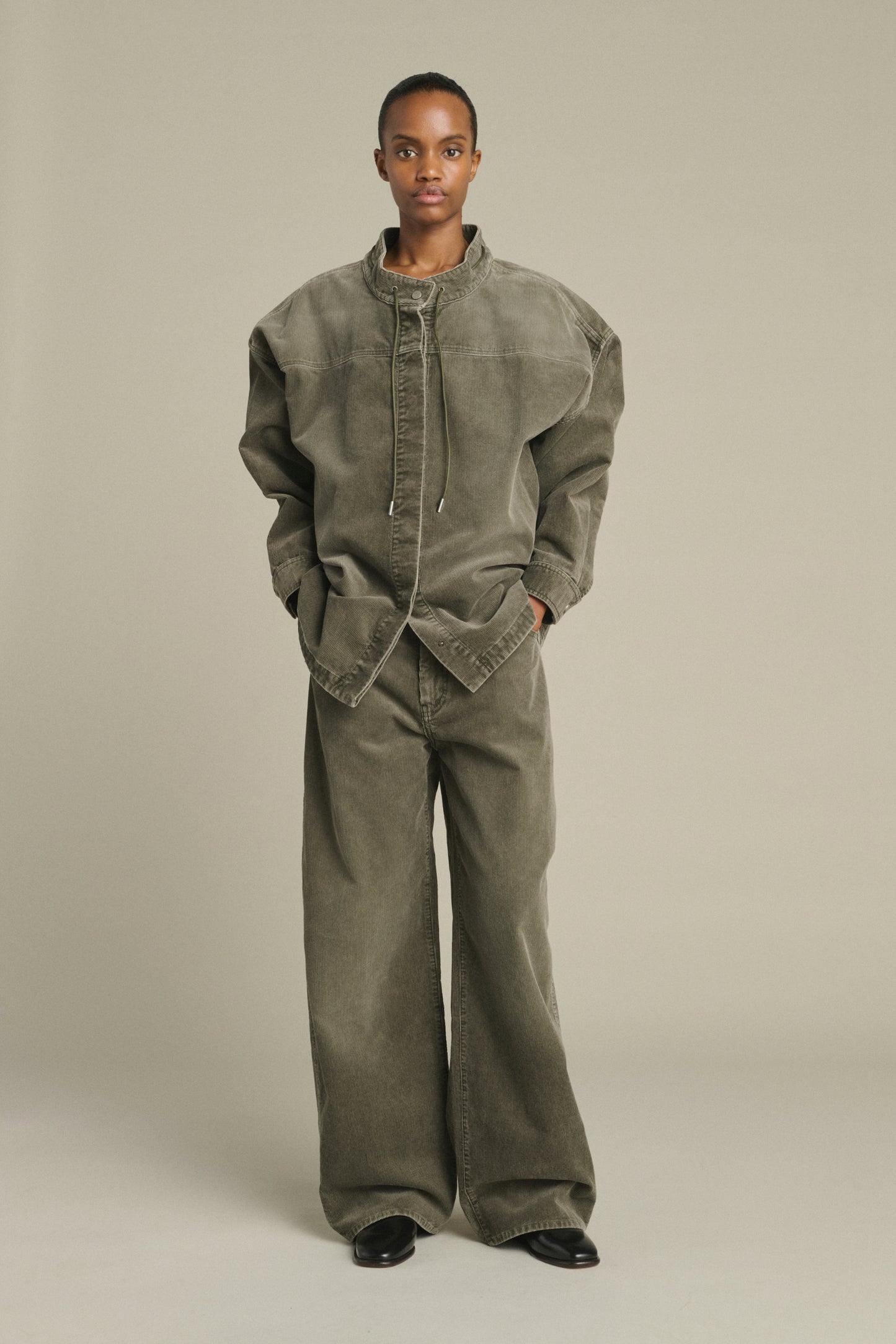 Pantalón Hunter - Gris - Algodón - Mujer