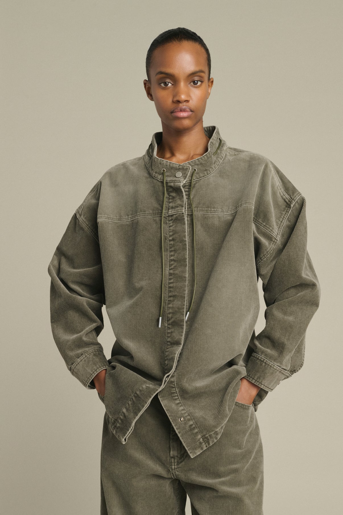 Camisa Lima - Gris - Algodón - Mujer vue 1