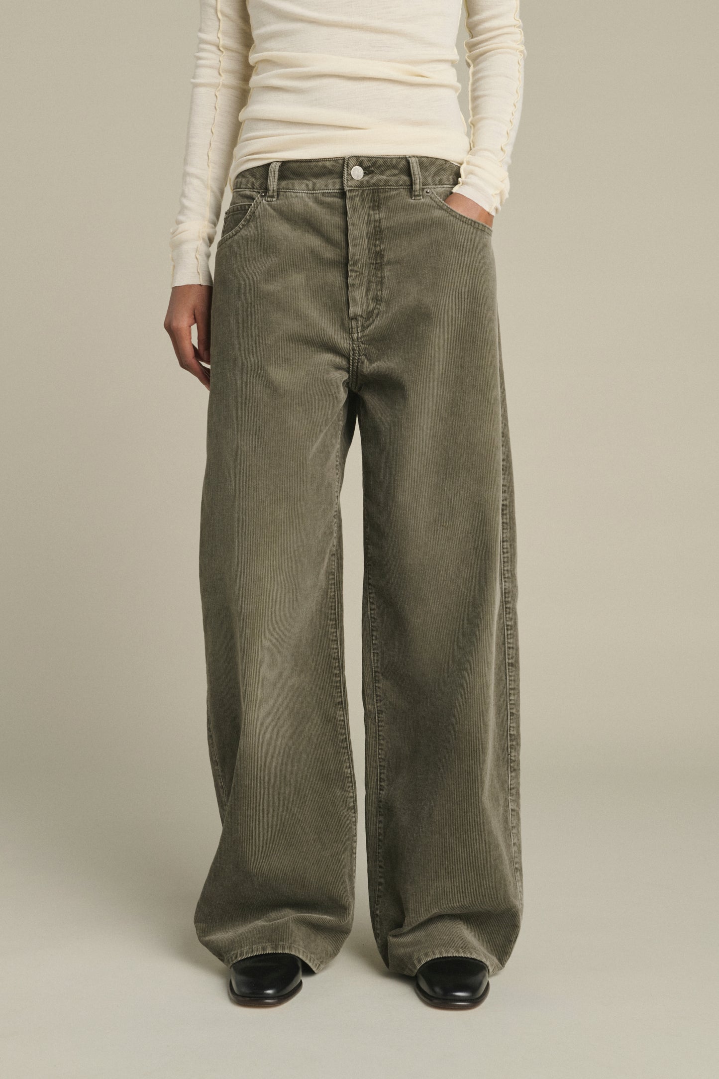 Pantalón Hunter - Gris - Algodón - Mujer