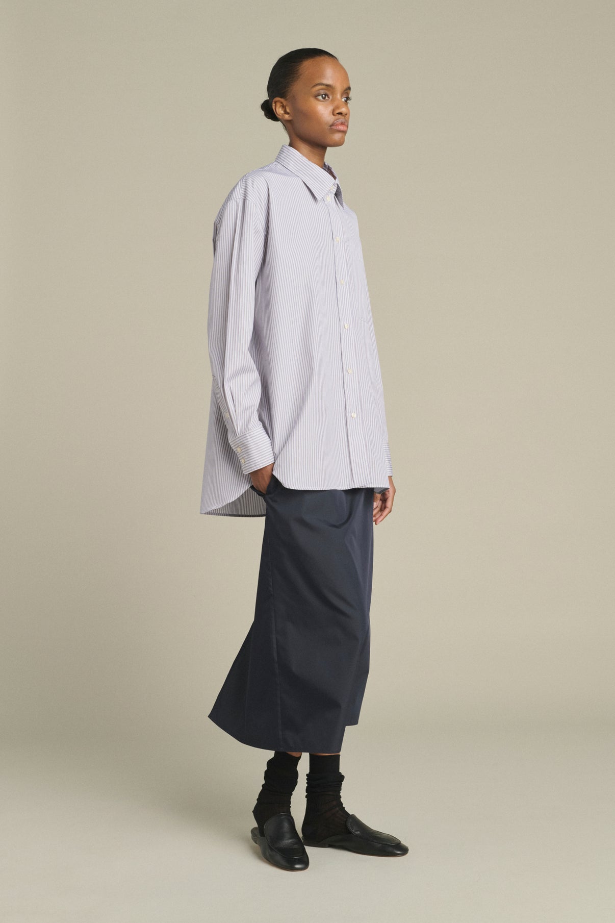 Camisa Carlotta - Azul/Beige - Algodón - Mujer vue 1