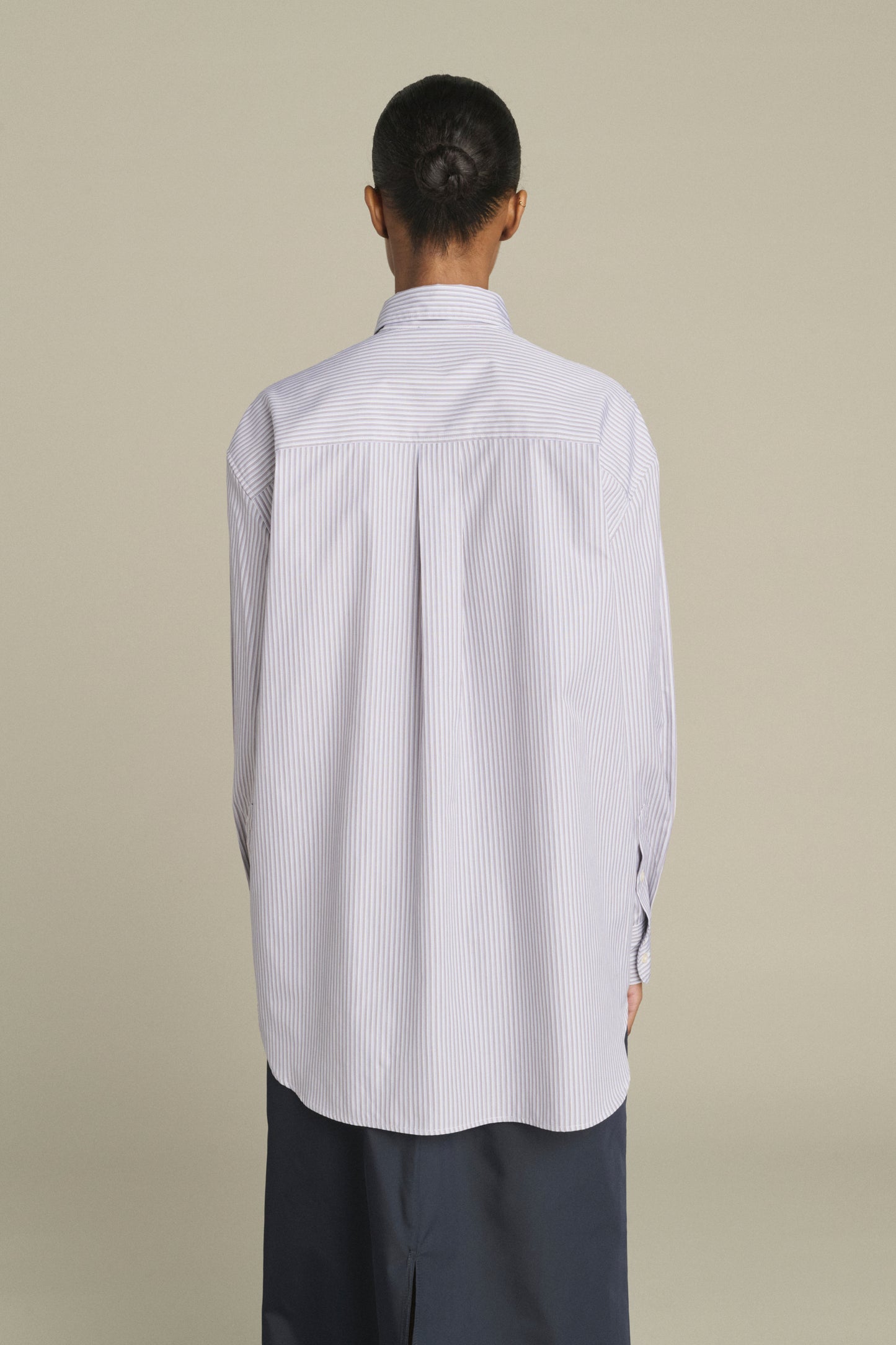 Camisa Carlotta - Azul/Beige - Algodón - Mujer