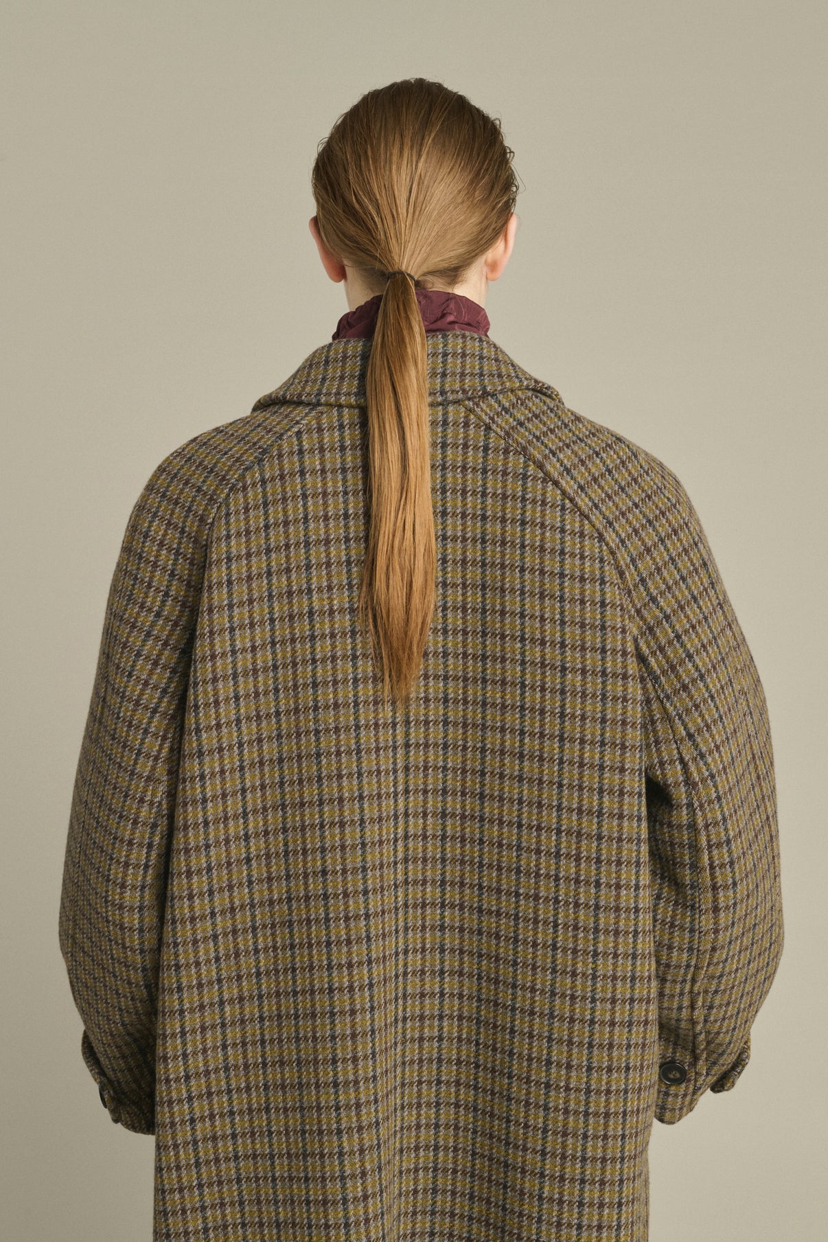 Abrigo Berlin - Gris/Caqui - Lana - Mujer vue 4