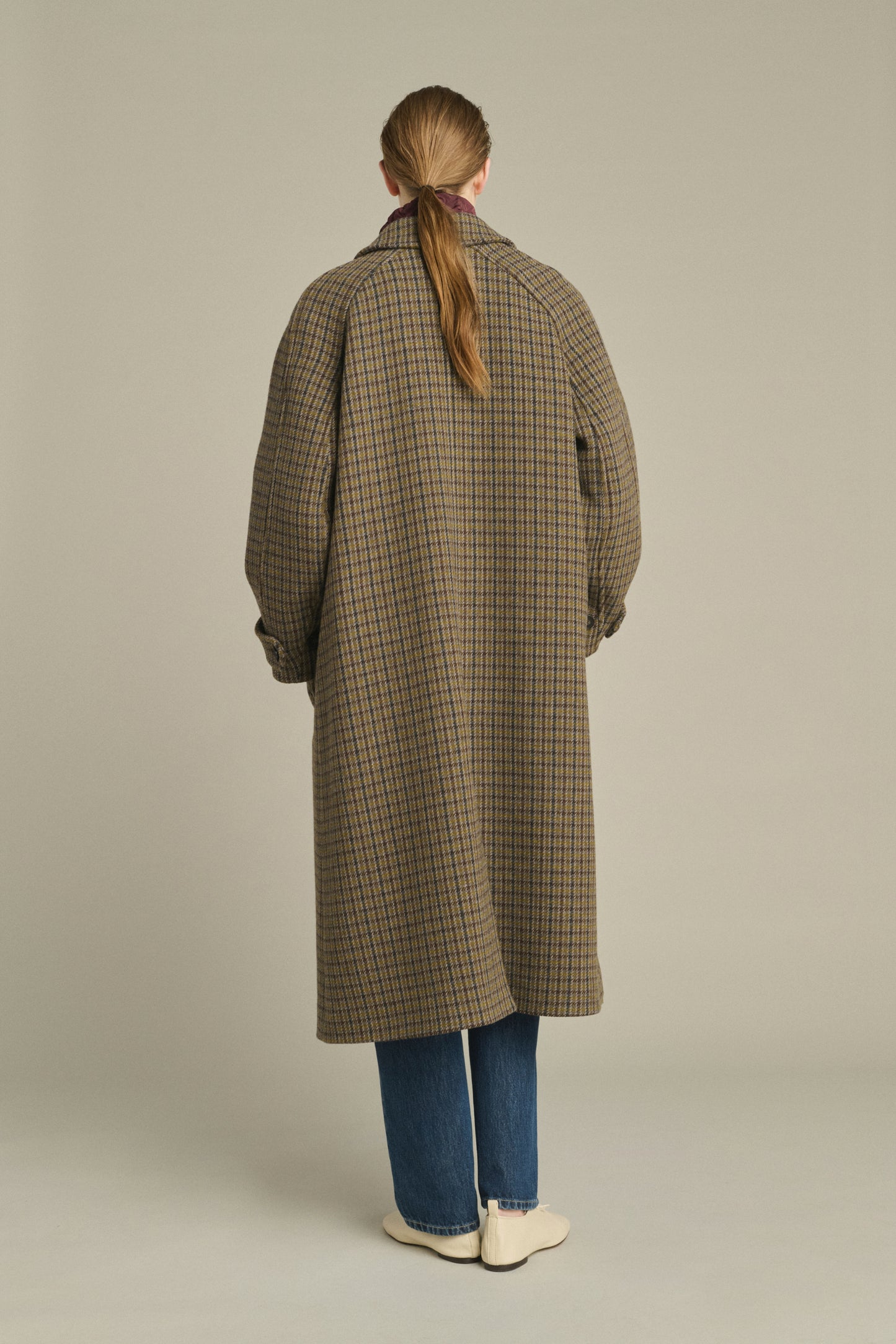 Abrigo Berlin - Gris/Caqui - Lana - Mujer
