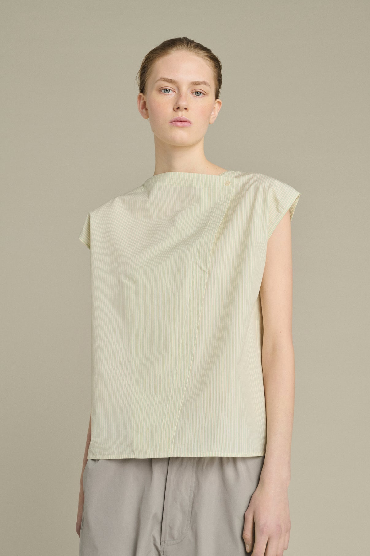 Blusa Lorena - Verde/Crudo - Algodón - Mujer vue 1