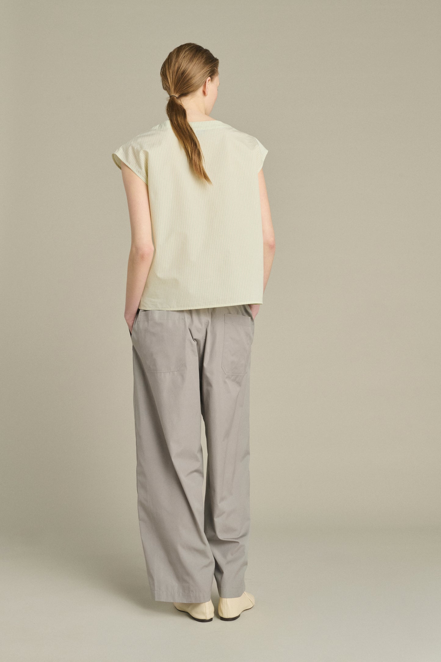 Pantalón Hugues - Gris - Algodón - Mujer
