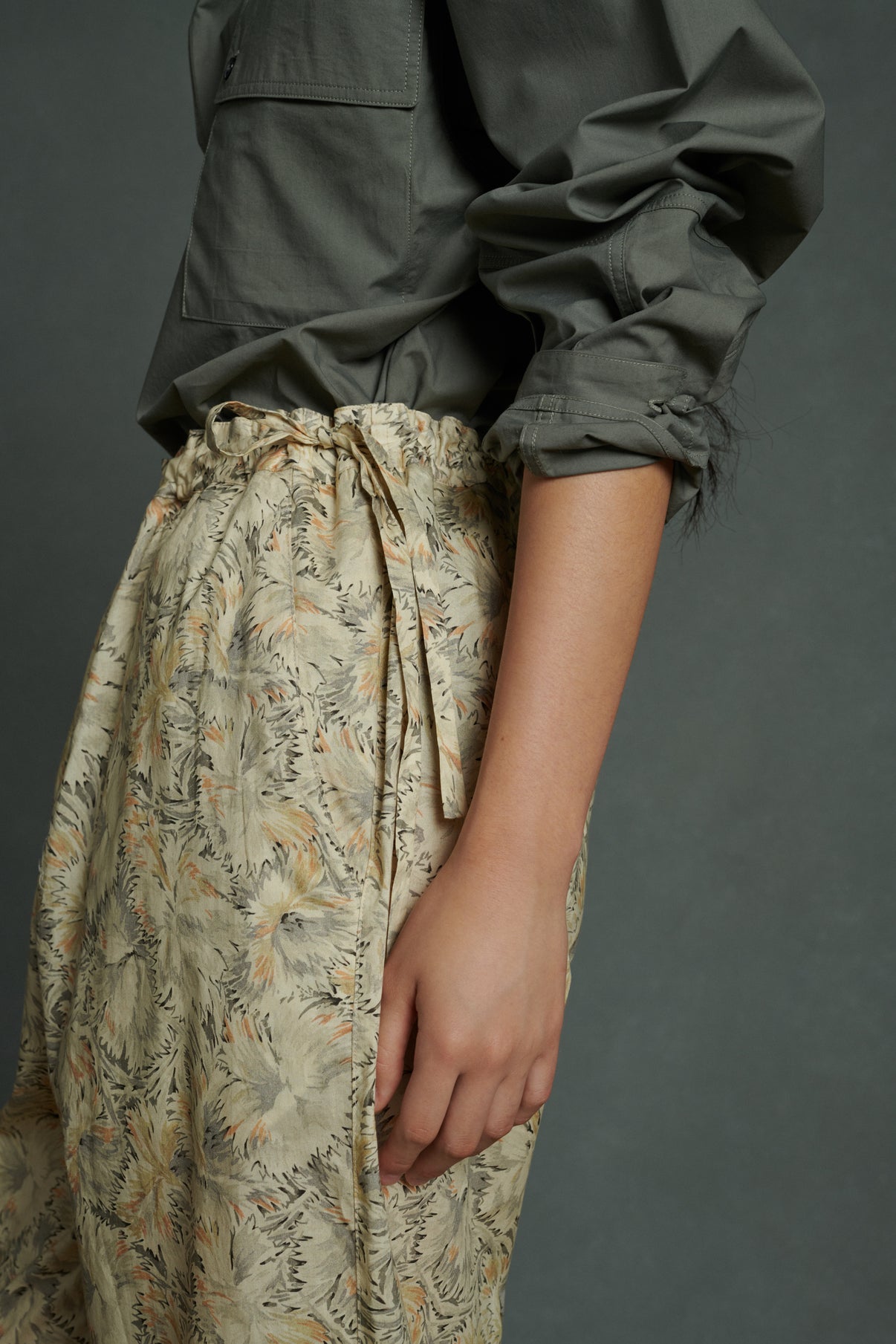 Pantalon Andreas - Beige/Gris - Coton - Femme vue 3