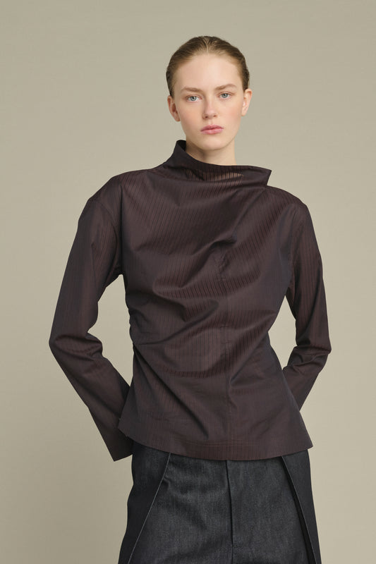 Blusa Lana - Higo/Marrón - Algodón - Mujer