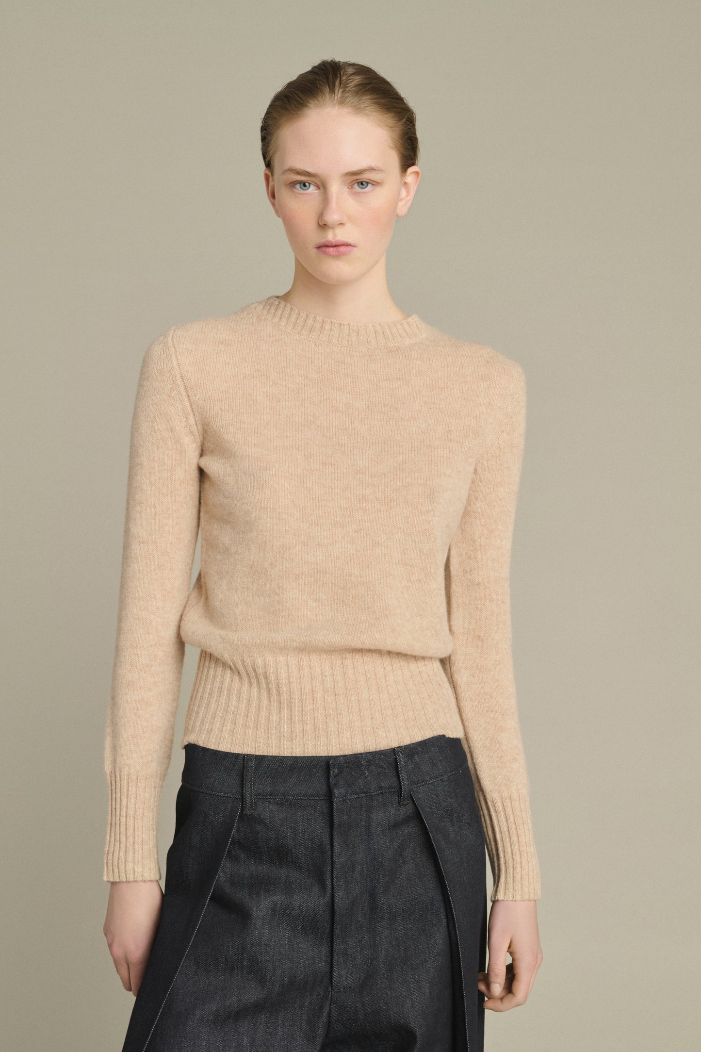 Jersey Gipsy - Crudo Jaspeado - Lana Merino - Mujer