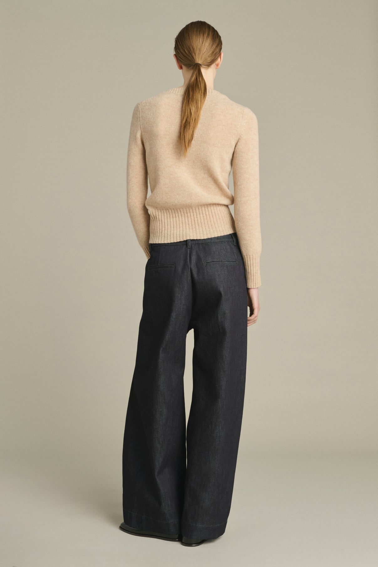 Jersey Gipsy - Crudo Jaspeado - Lana Merino - Mujer vue 2
