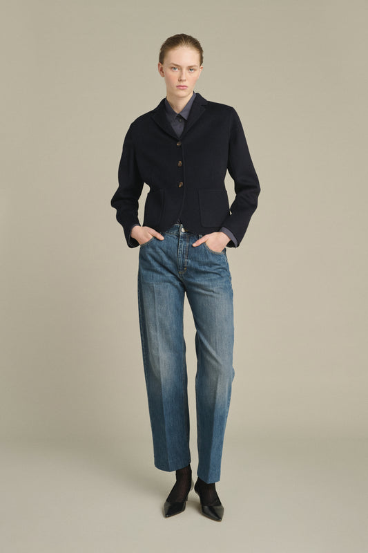 Chaqueta Hespera - Deep Navy - Lana - Mujer
