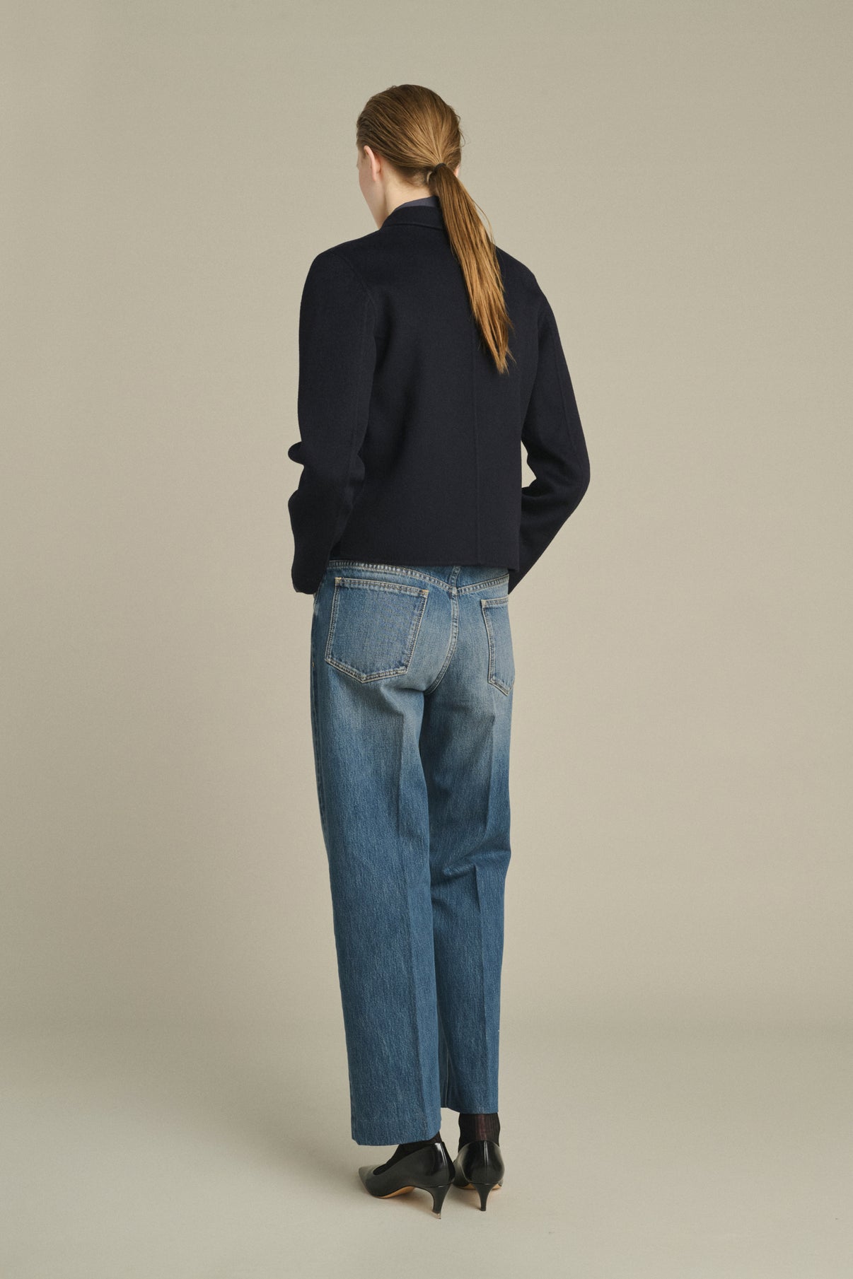 Chaqueta Hespera - Deep Navy - Lana - Mujer vue 2