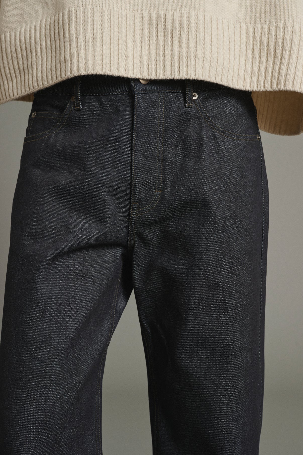 Vaqueros Harrison - Azul Raw - Coton - Mujer vue 5