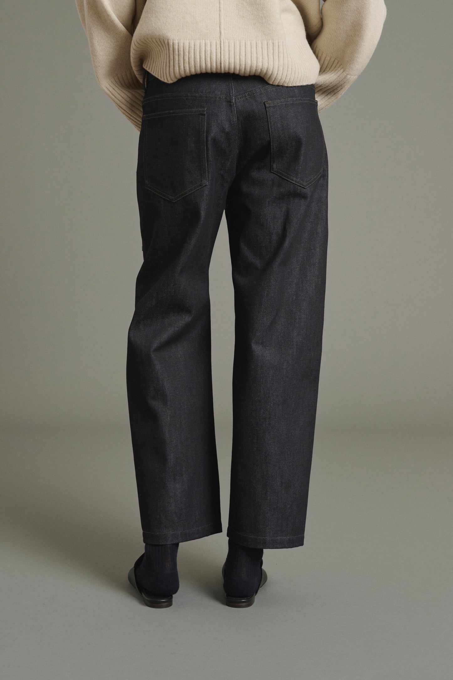 Vaqueros Harrison - Azul Raw - Coton - Mujer