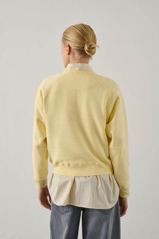 Sweatshirt Artemis - Jaune Pâle - Coton - Femme
