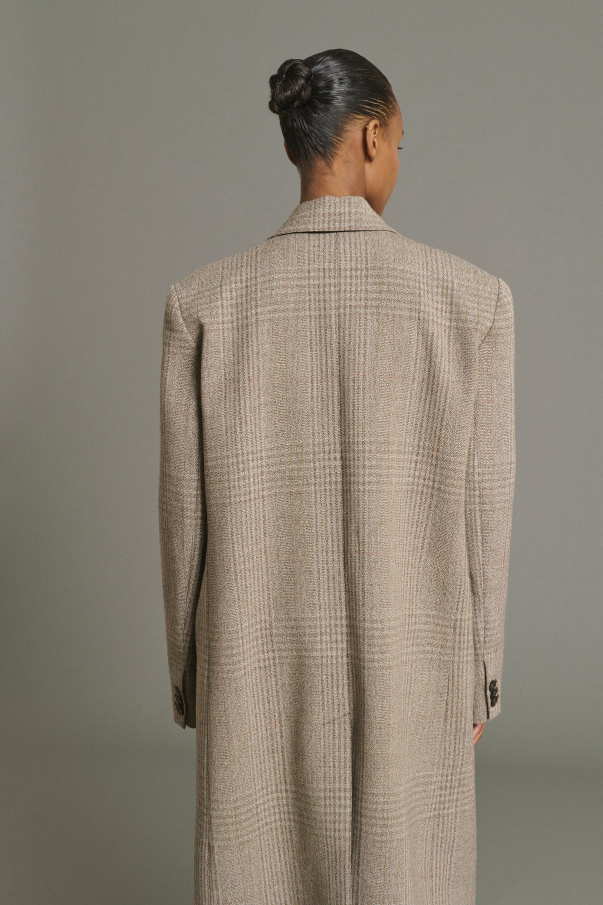 Abrigo Lincoln - Marrón/Beige - Lana - Mujer vue 5