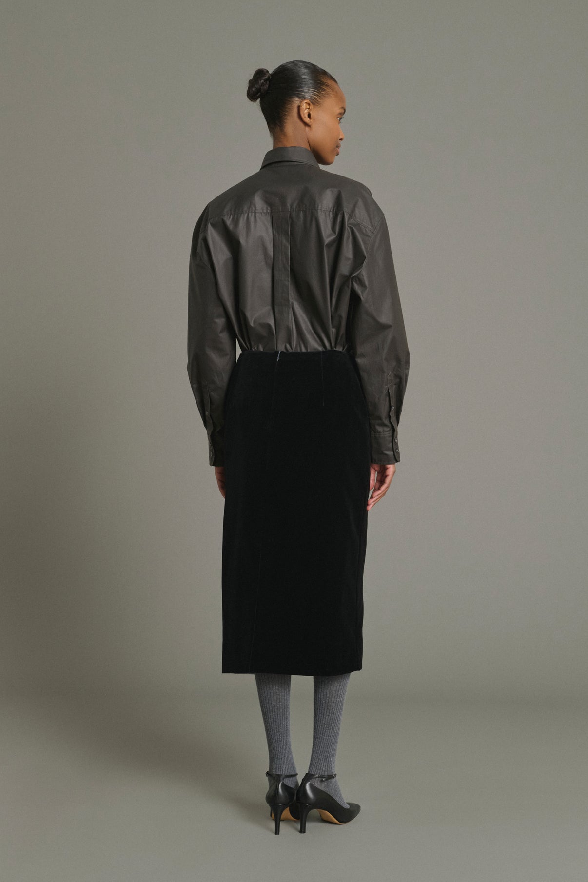 falda Flavia - Negro - Algodón - Mujer vue 2