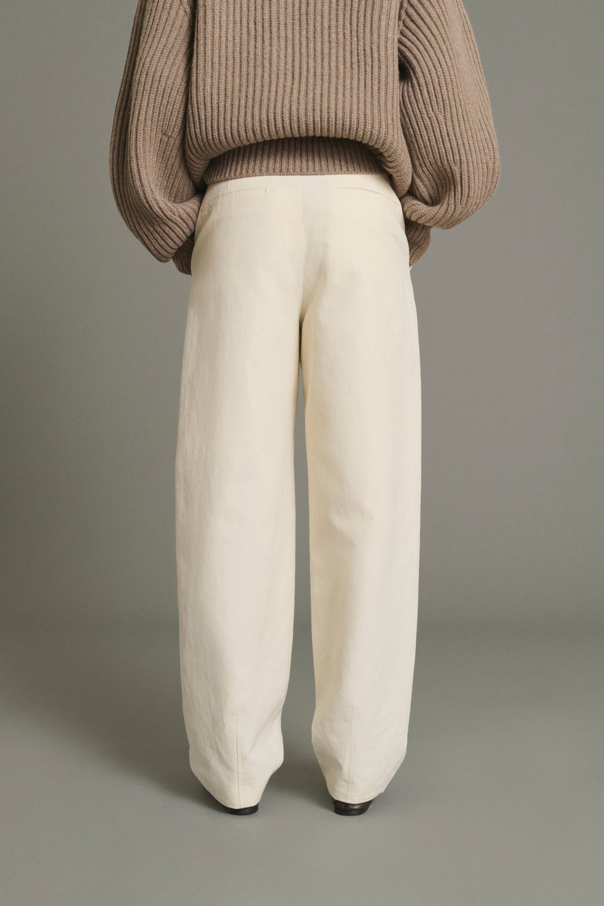 Pantalón Baptiste - Crudo - Algodón - Mujer vue 4