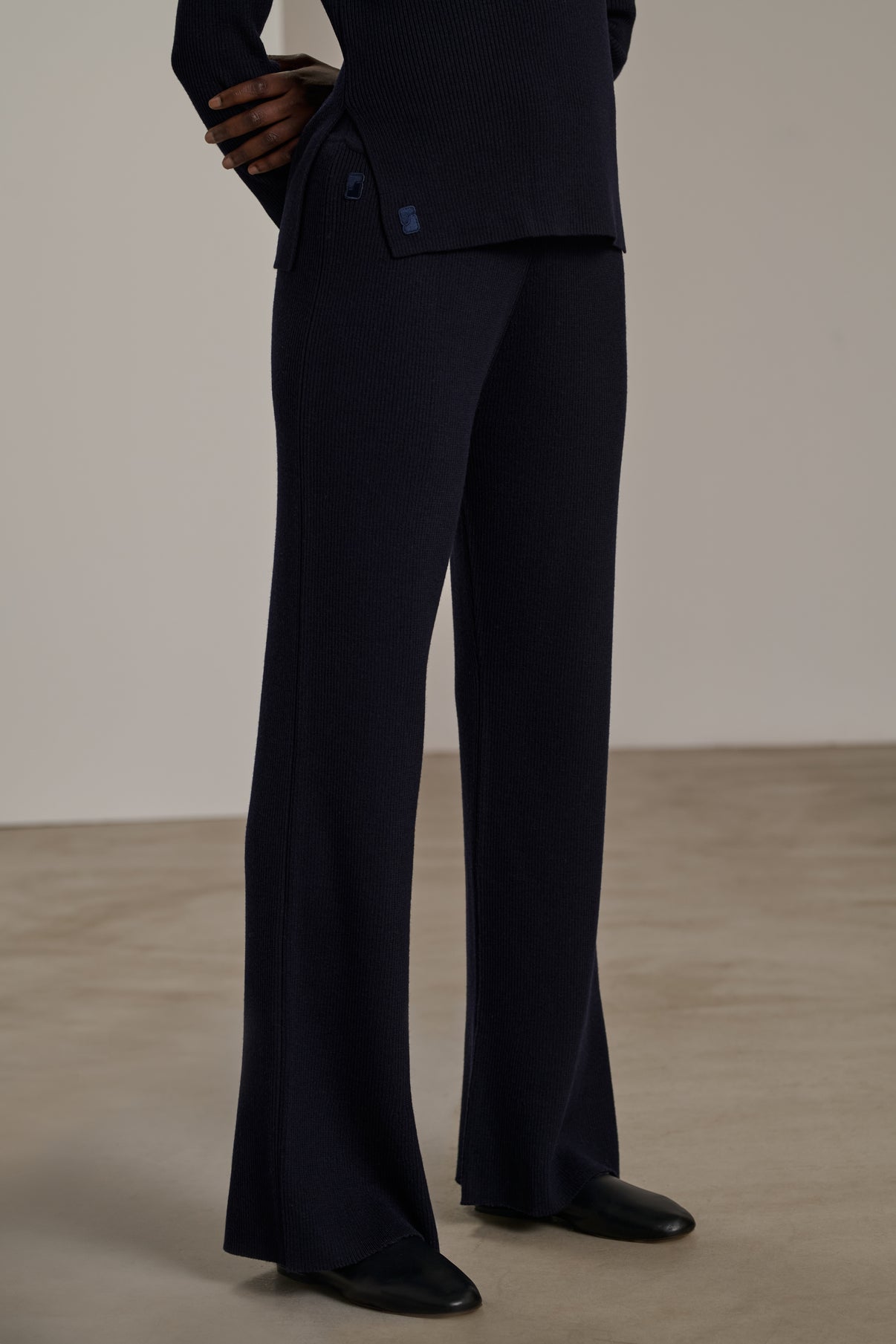 Pantalon Victoria - Navy - Laine - Femme vue 2