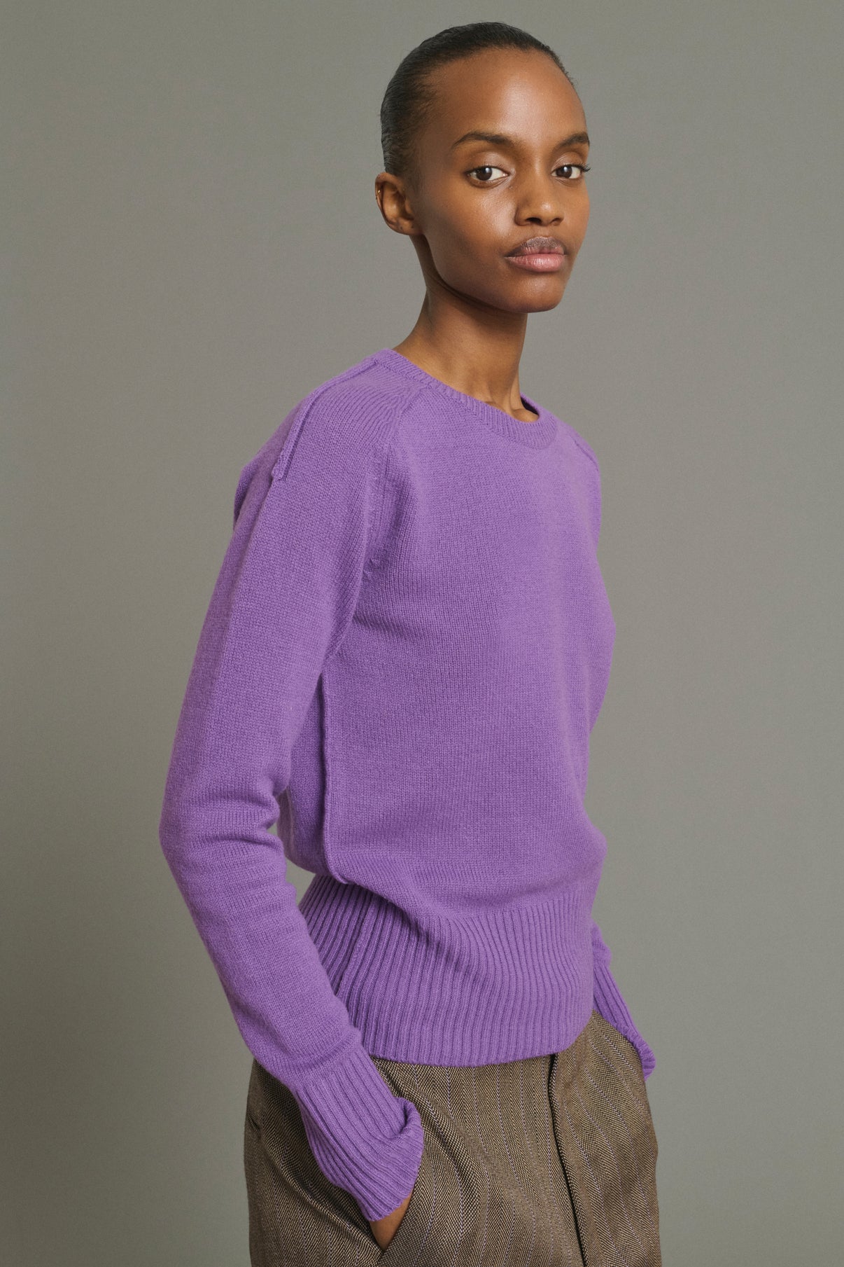 Jersey Jamie - Violeta - Lana Merino - Mujer vue 3