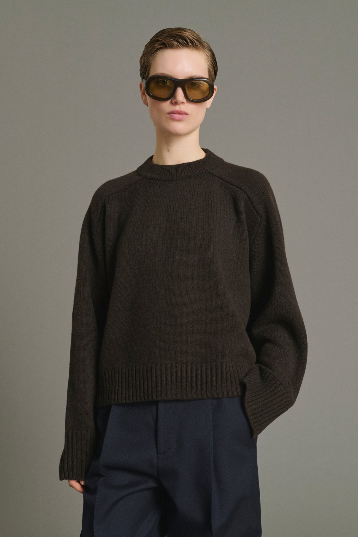 Jersey Will - Chocolate - Lana Merino - Mujer vue 3