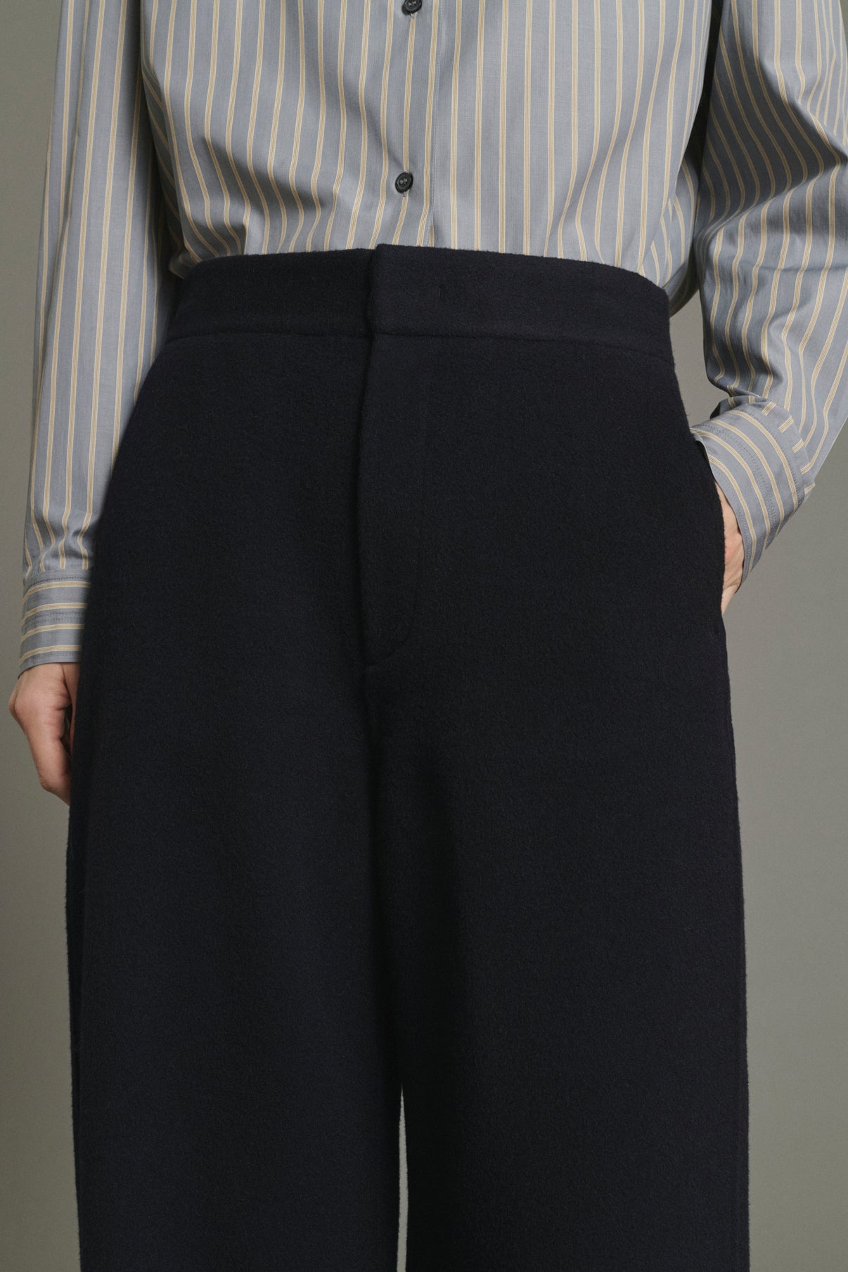 Pantalón Hawk - Deep Navy - Lana - Mujer vue 4