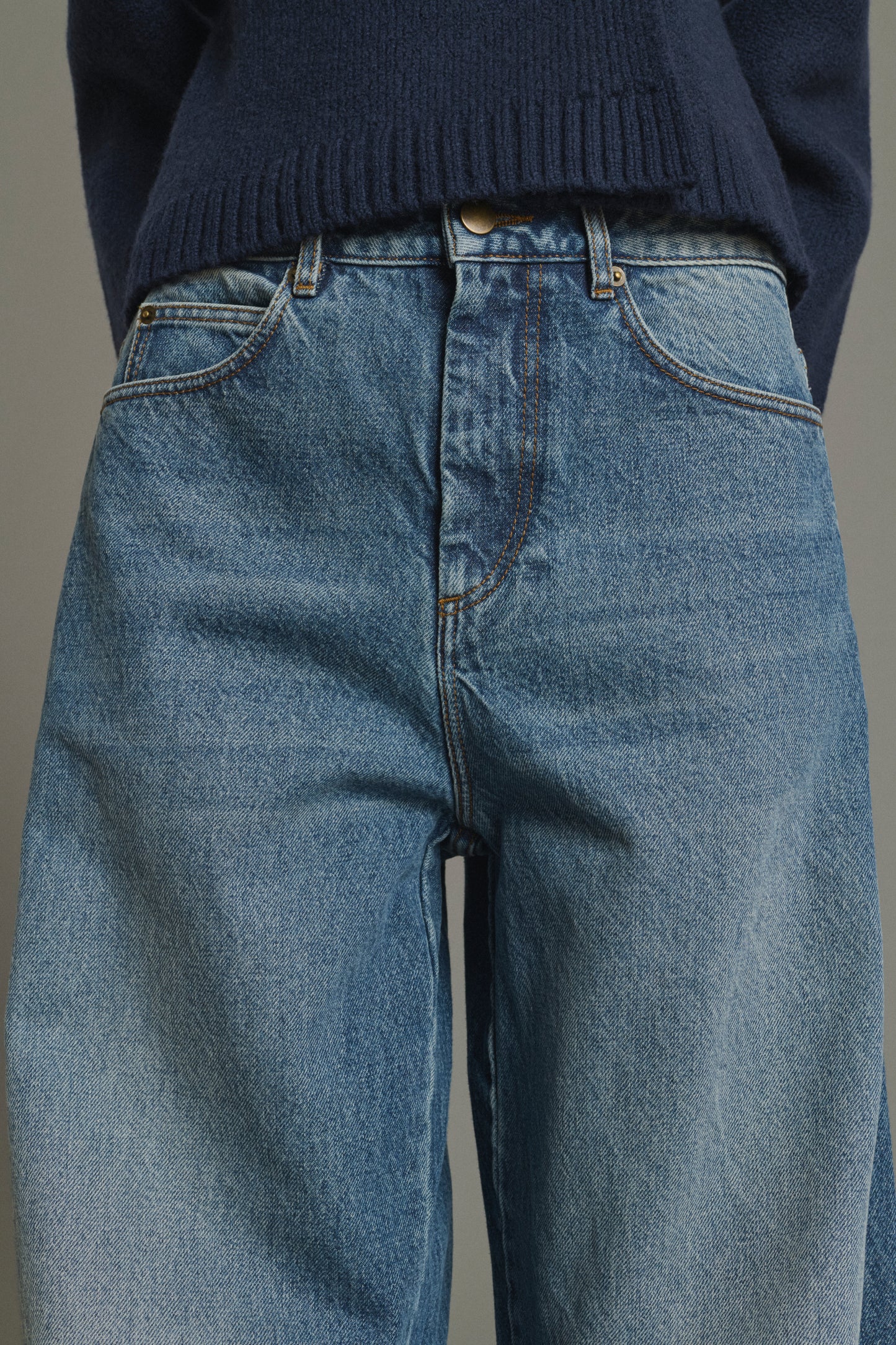 Vaqueros Gaspard - Bleu - Algodón - Mujer