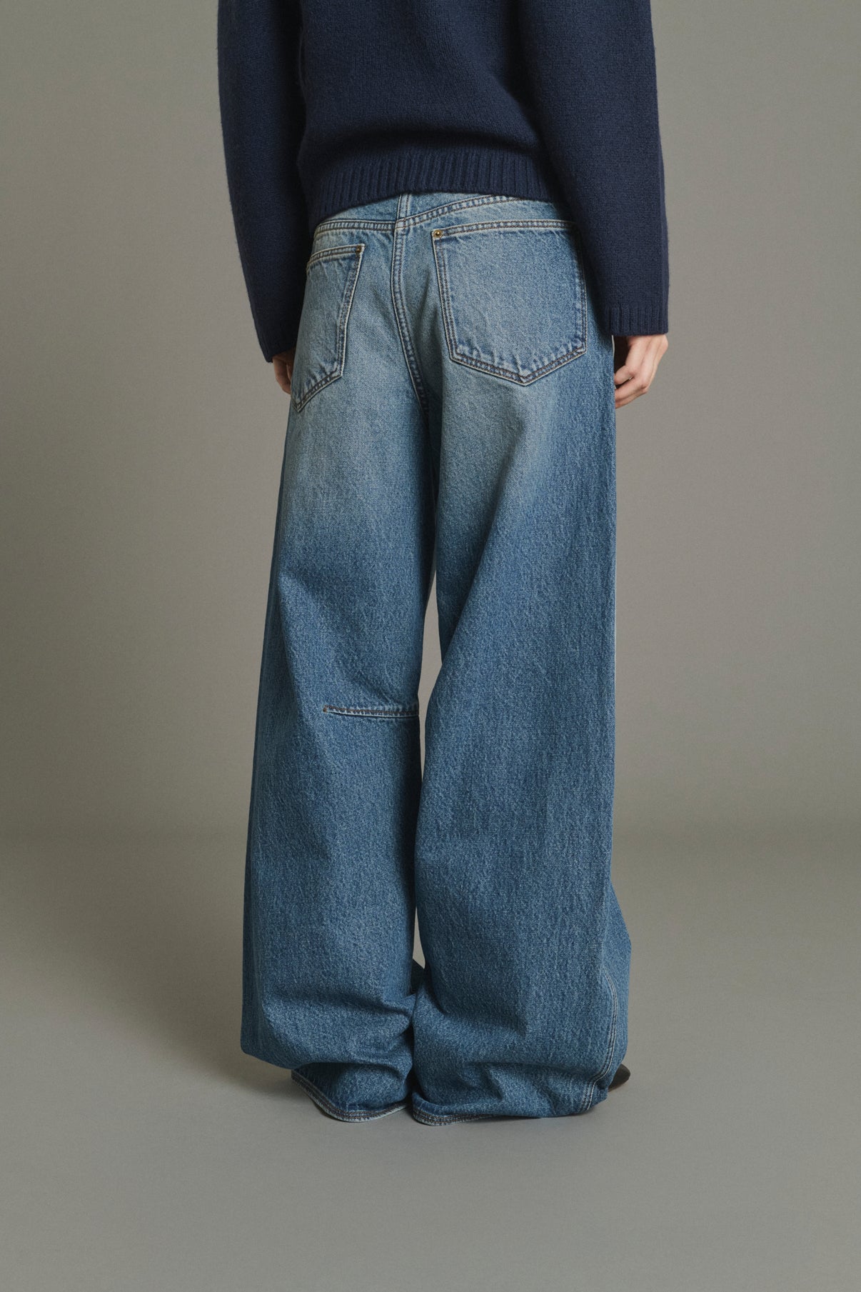 Vaqueros Gaspard - Bleu - Algodón - Mujer vue 4