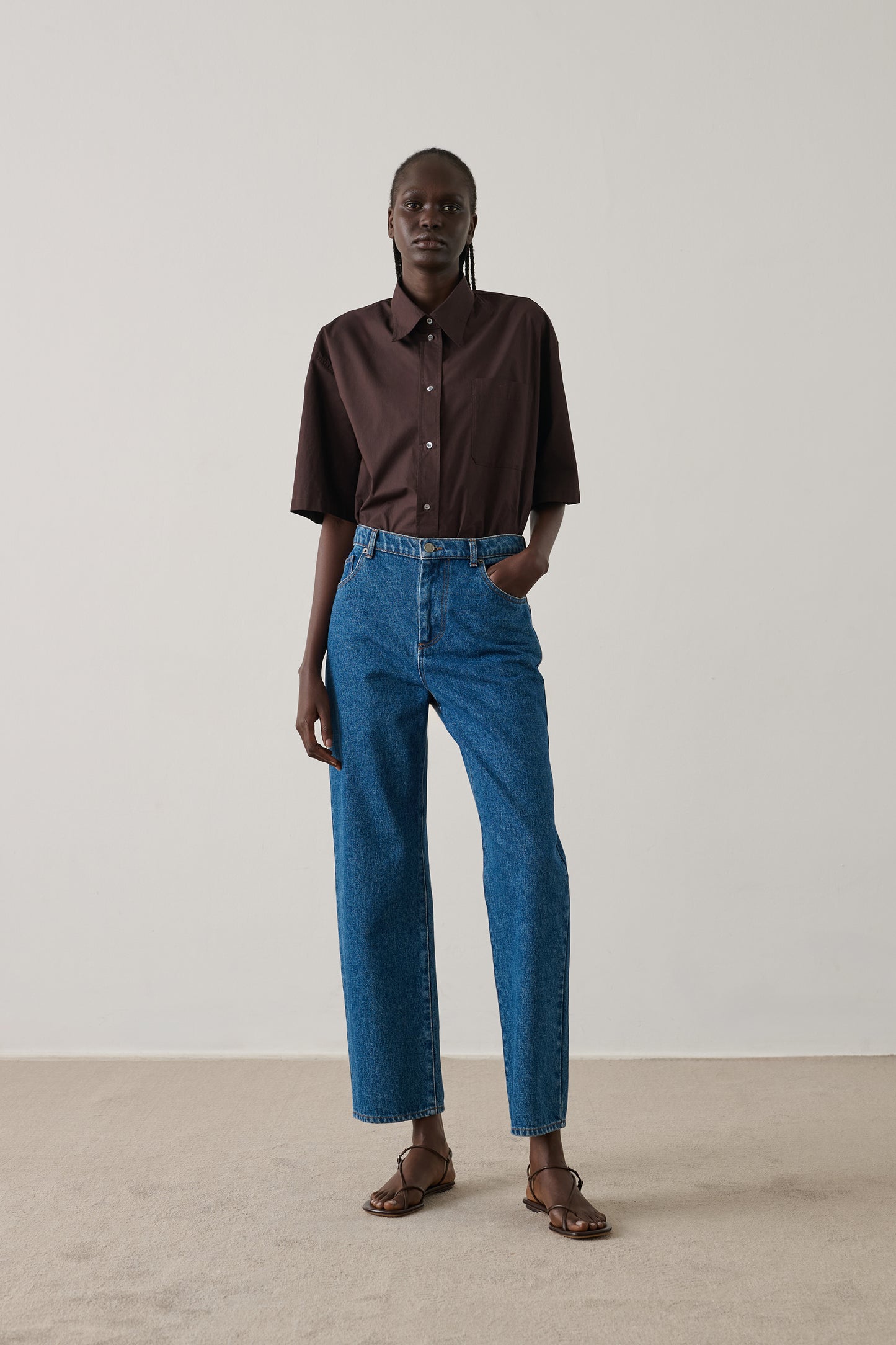 Vaqueros Barnabe - Azul - Denim - Mujer