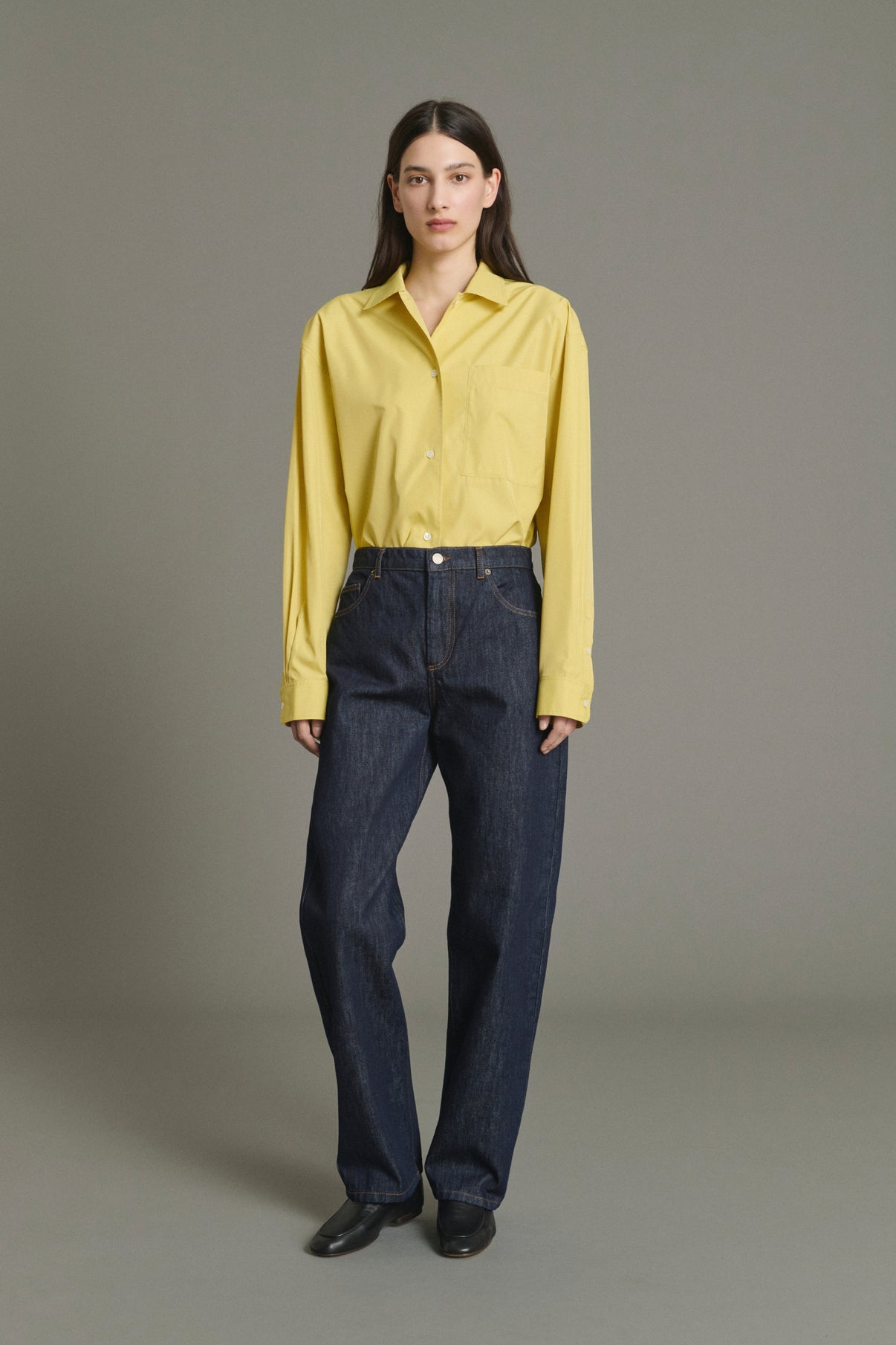 Vaqueros Barnabe - Crudo Denim Grueso Femme - Soeur vue 5