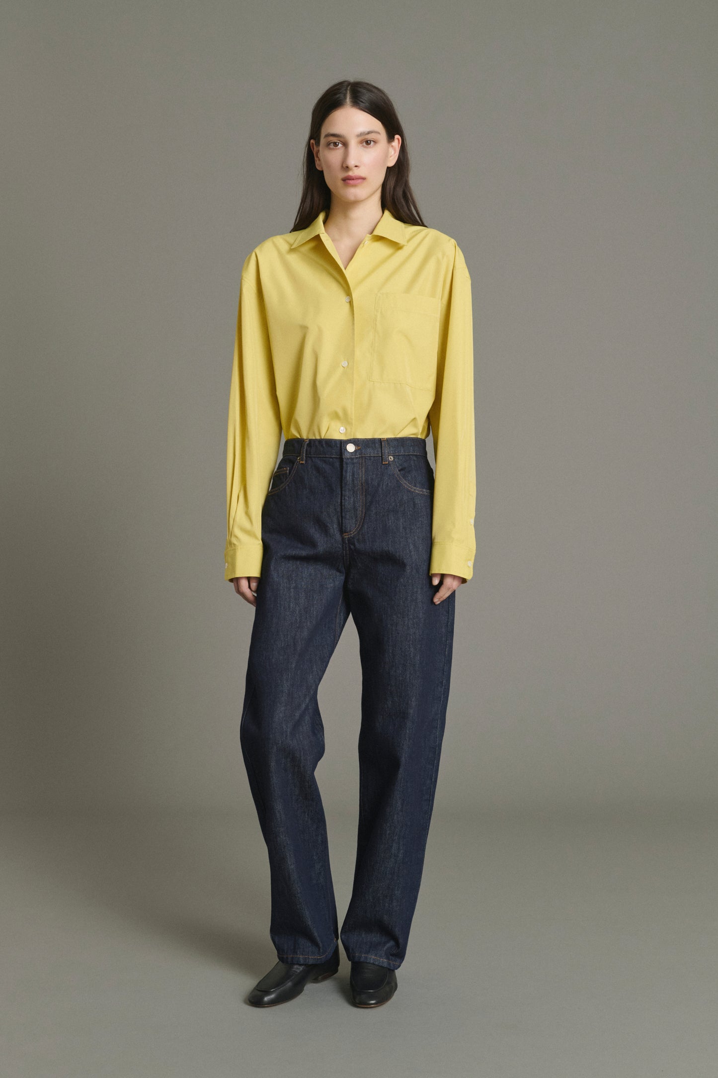 Vaqueros Barnabe - Crudo Denim Grueso Femme - Soeur