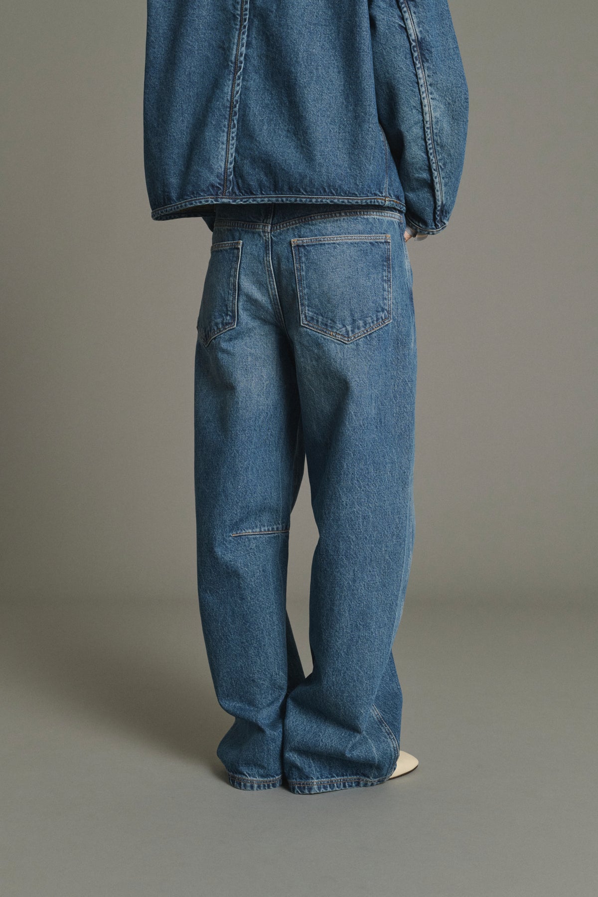 Vaqueros Eliott - Azul Denim Ancho Femme - Soeur vue 4