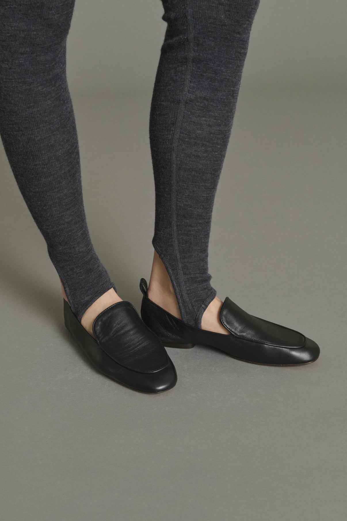 Mocasines Nine - Negro - Cuero - Mujer vue 2