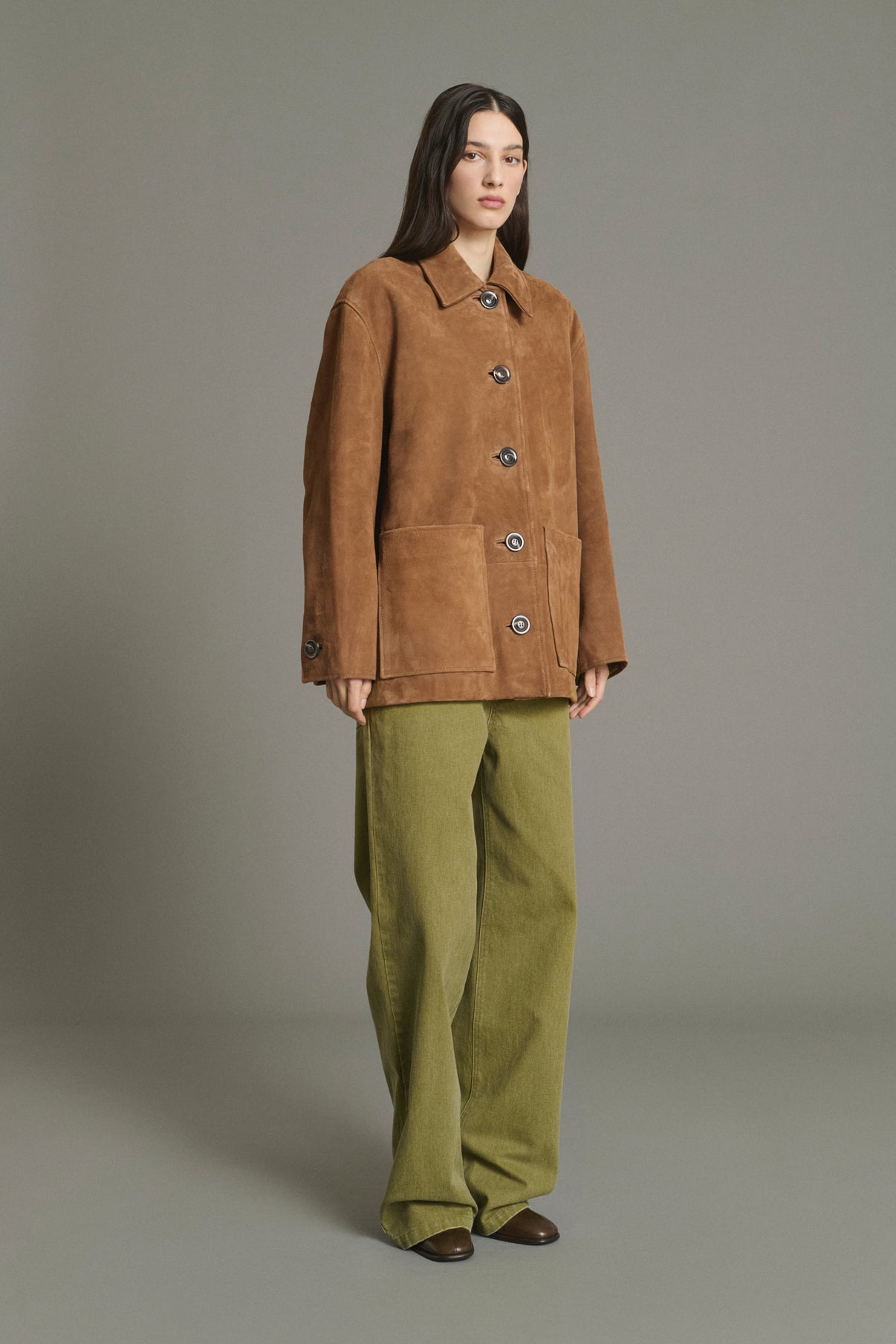Chaqueta Vincenzo - Natural Cuero Grabado Mujer - Soeur vue 1