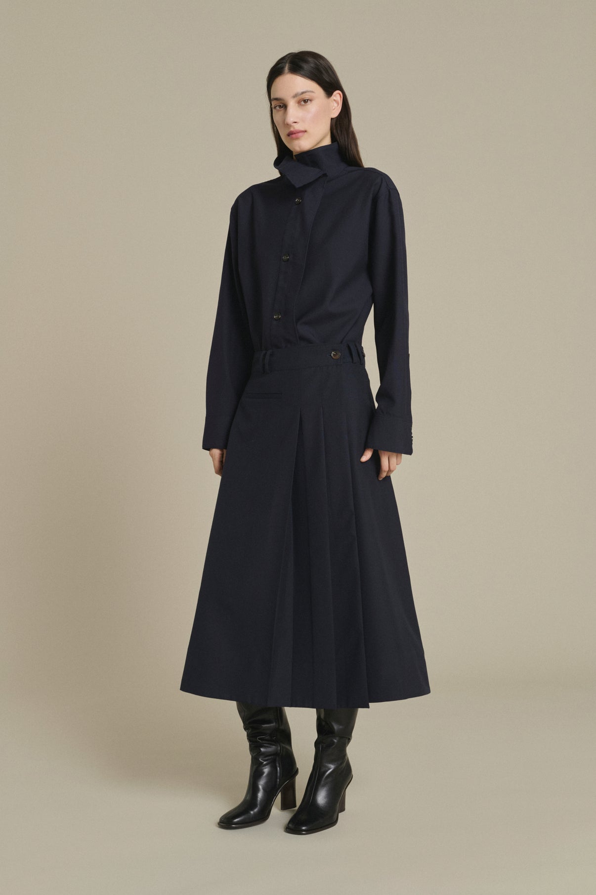 Falda Varna - Azul Noche - Mujer vue 1