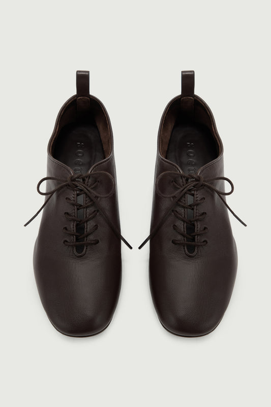 Derbies Orso - Marrón Cálido - Cuero - Mujer
