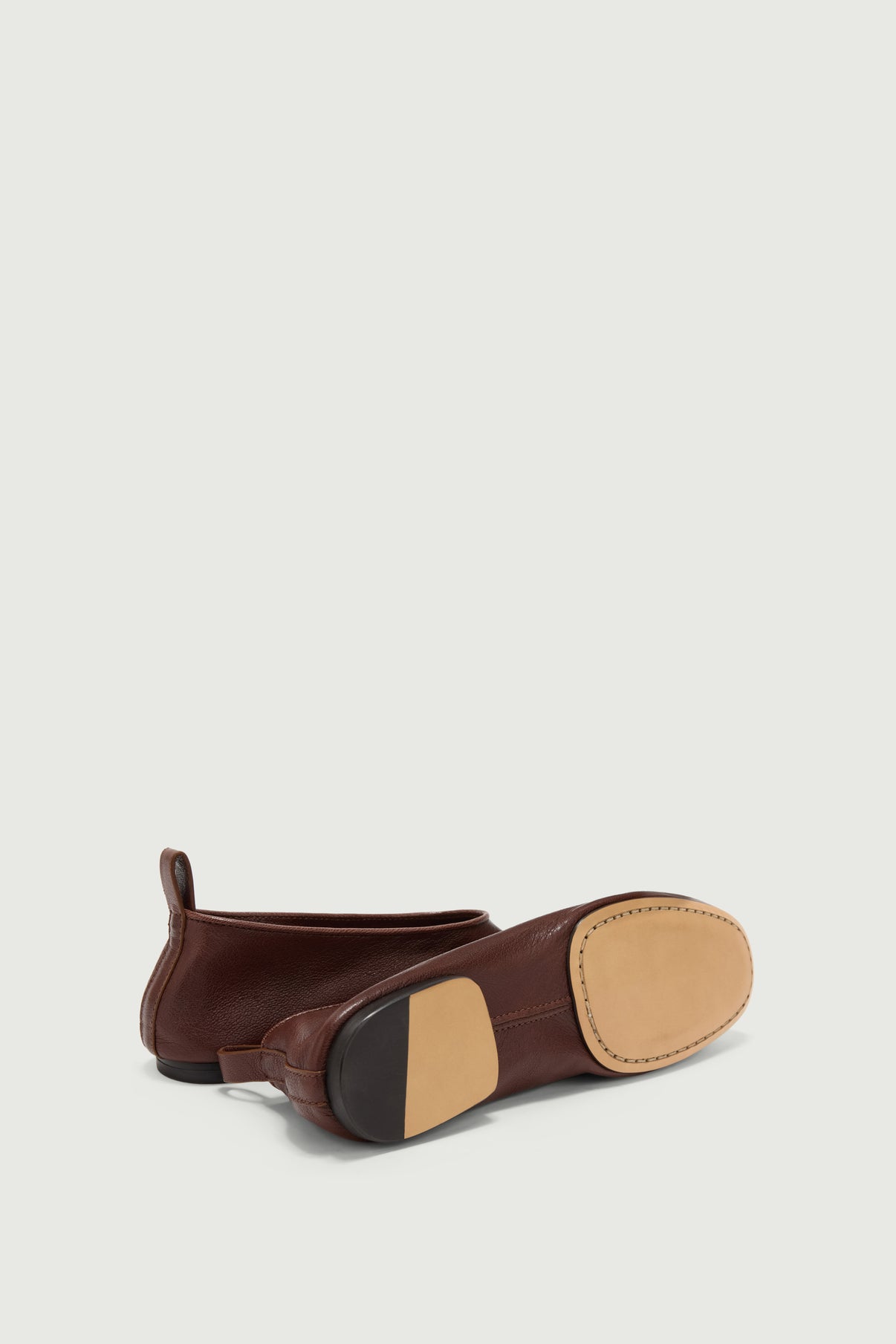 Bailarinas Bala - Coñac - Cuero - Mujer vue 4
