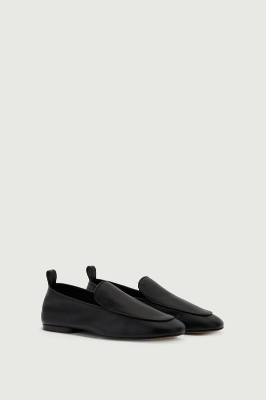 Mocasines Nine - Negro - Cuero - Mujer