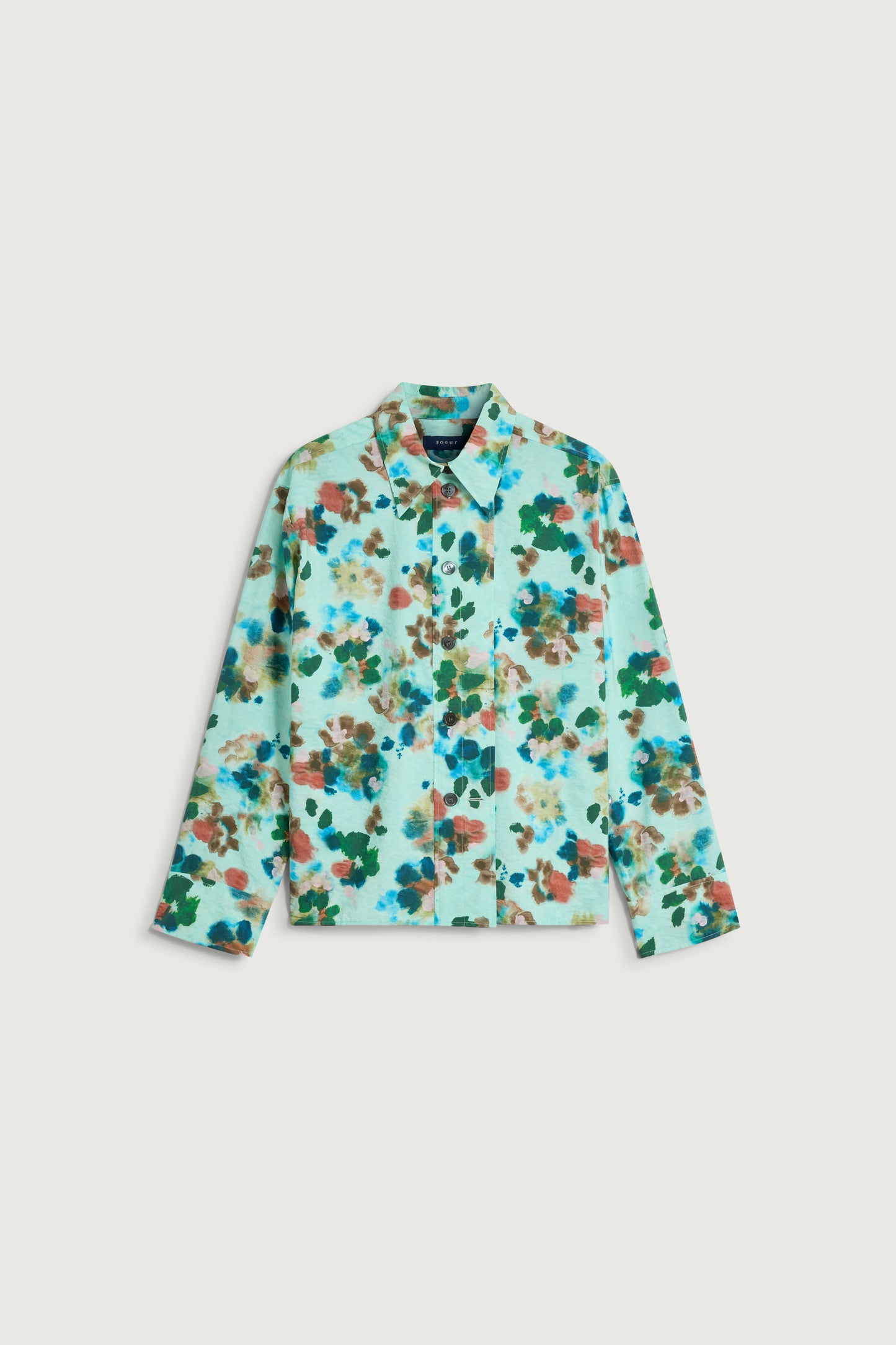 Camisa Lepic - Turquesa - Seda - Mujer