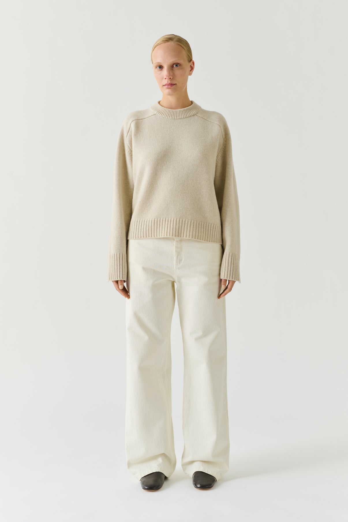 Jersey Will - Crudo jaspeado - Lana merino - Mujer vue 2