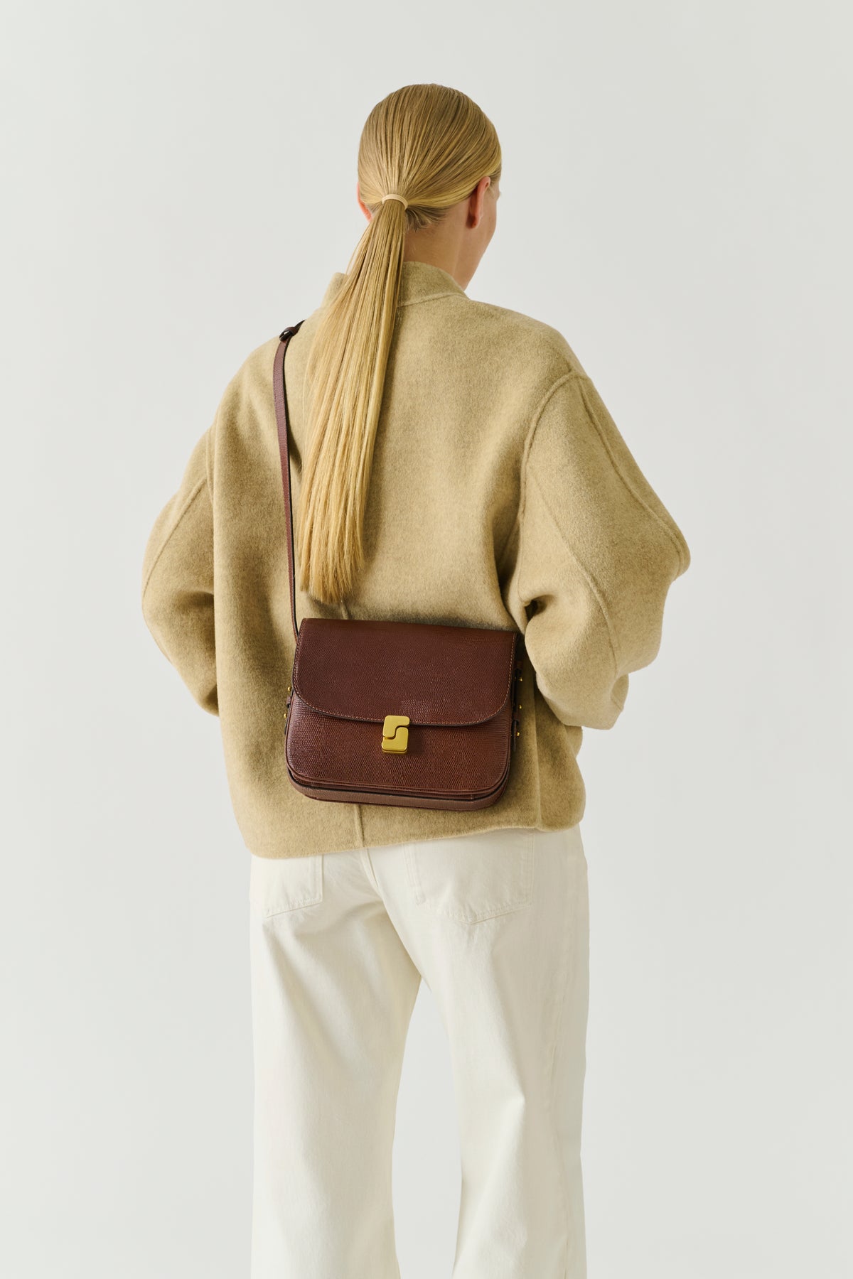 Bolso Bellissima Maxi - Cognac Cuero - Soeur