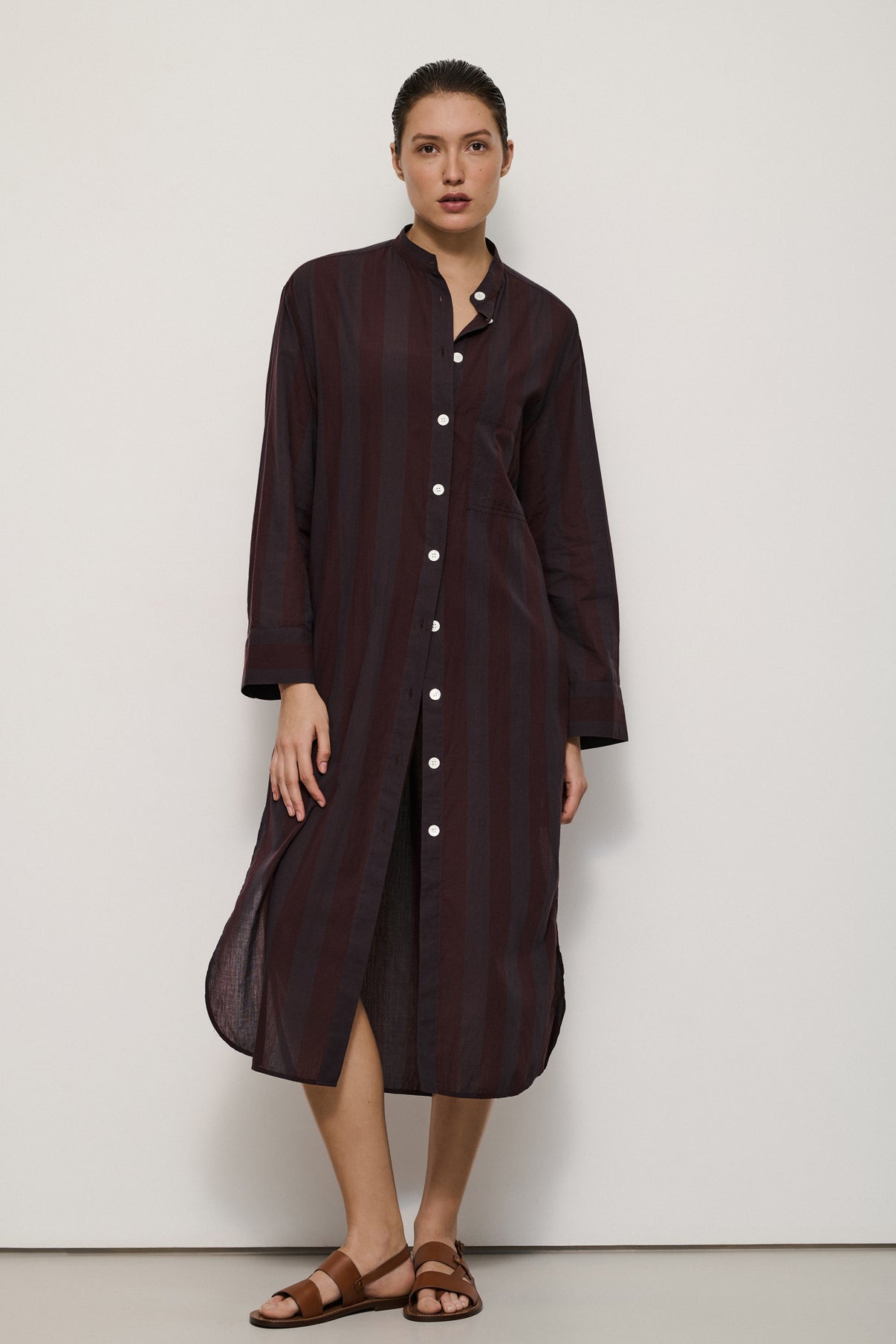 VESTIDO IL VESTITO BURDEOS vue 1