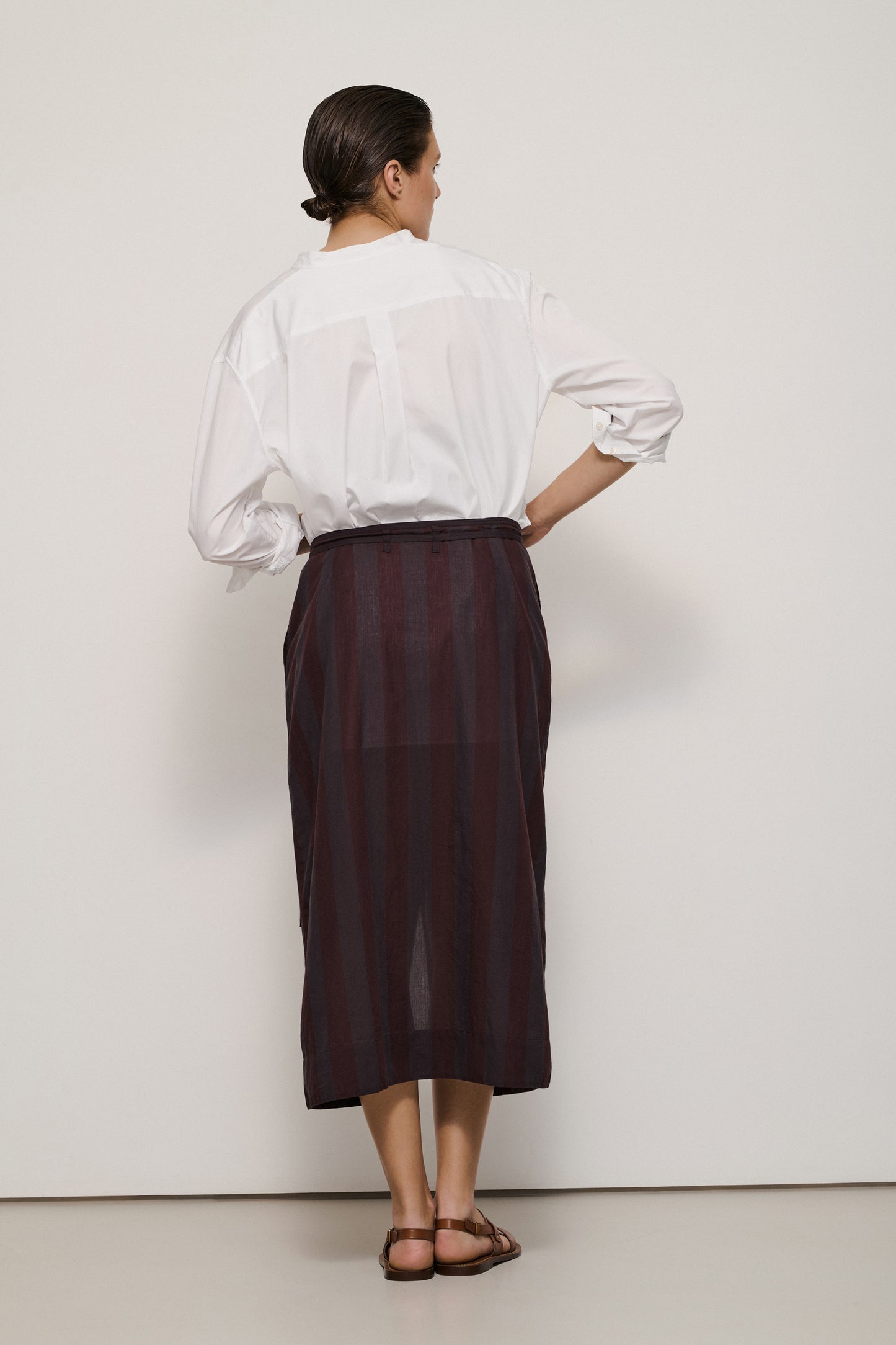 FALDA LA GONNA BURDEOS