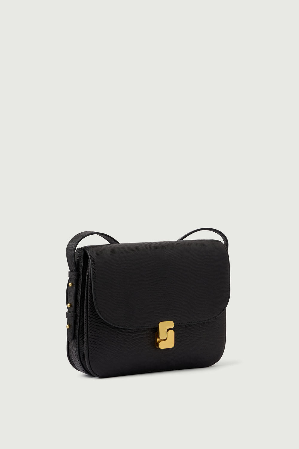 Bolso Bellissima Maxi - Negro - Cuero - Mujer