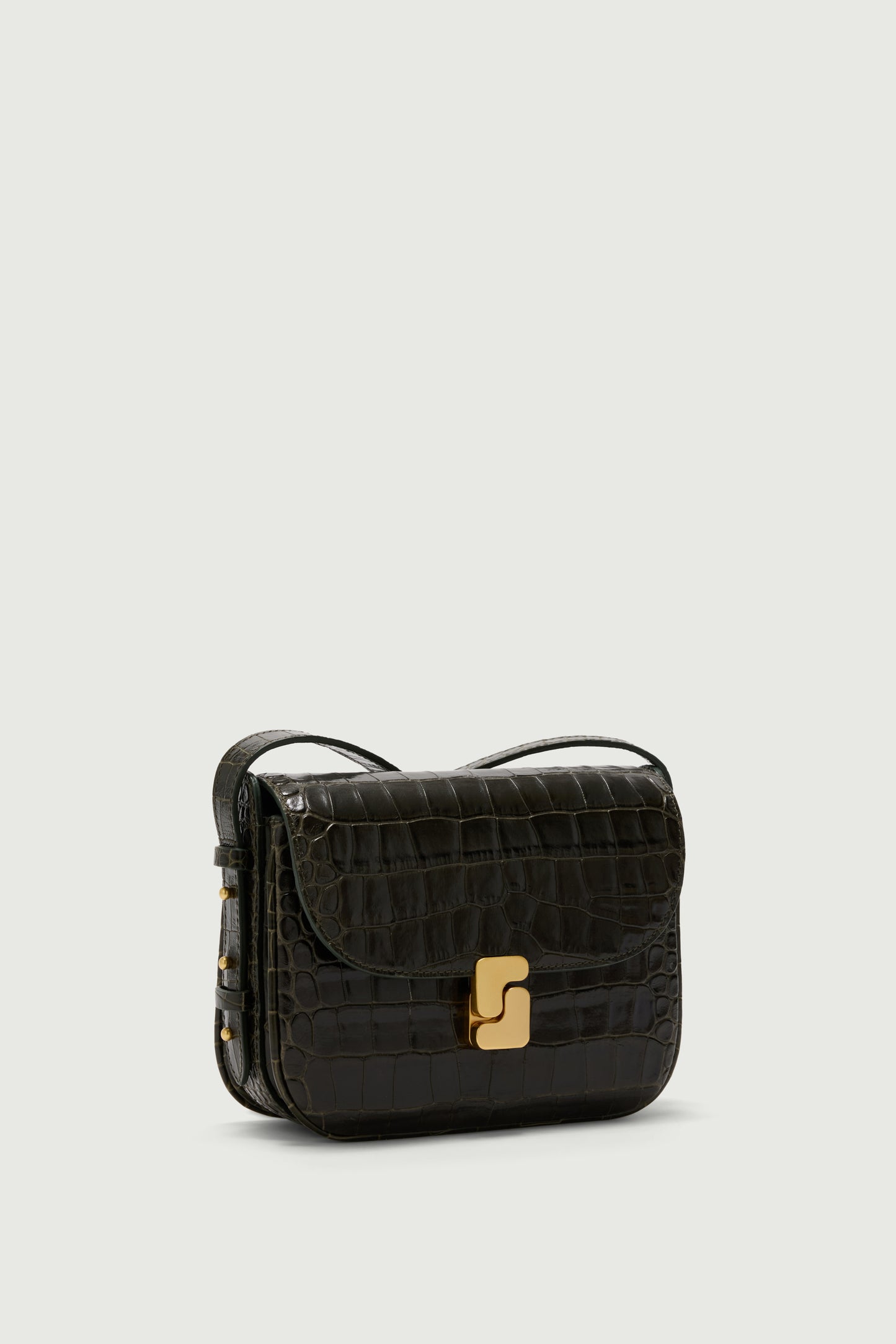 Bolso Bellissima Mini - Verde Oliva - Cuero - Mujer