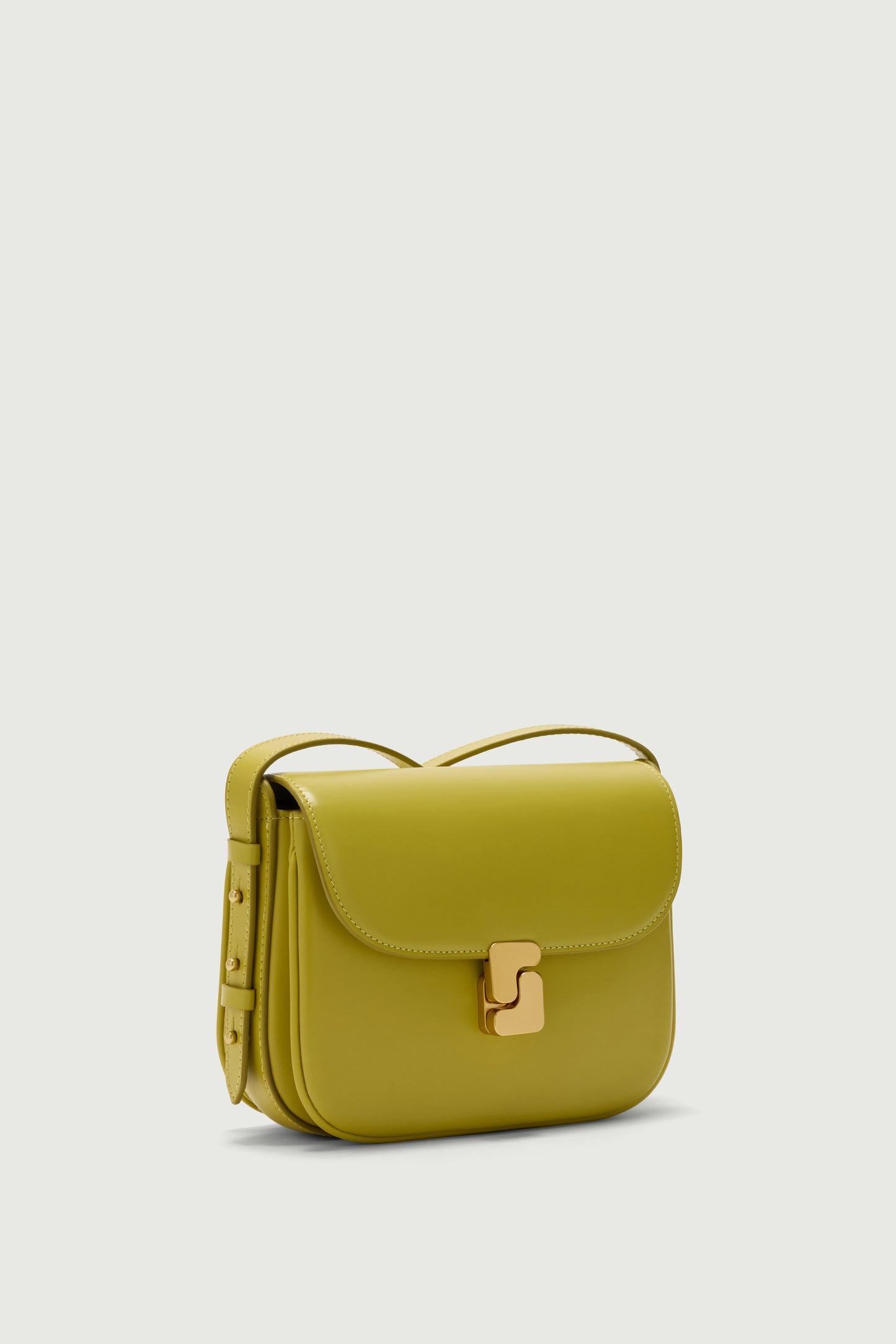 Bolso Bellissima Mini - Amarillo neón - Cuero - Mujer