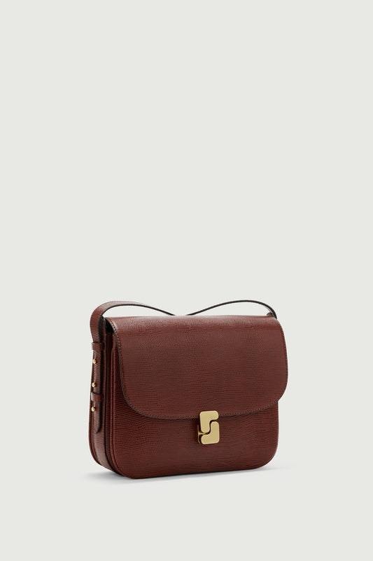 Bolso Bellissima Maxi - Coñac - Cuero - Mujer