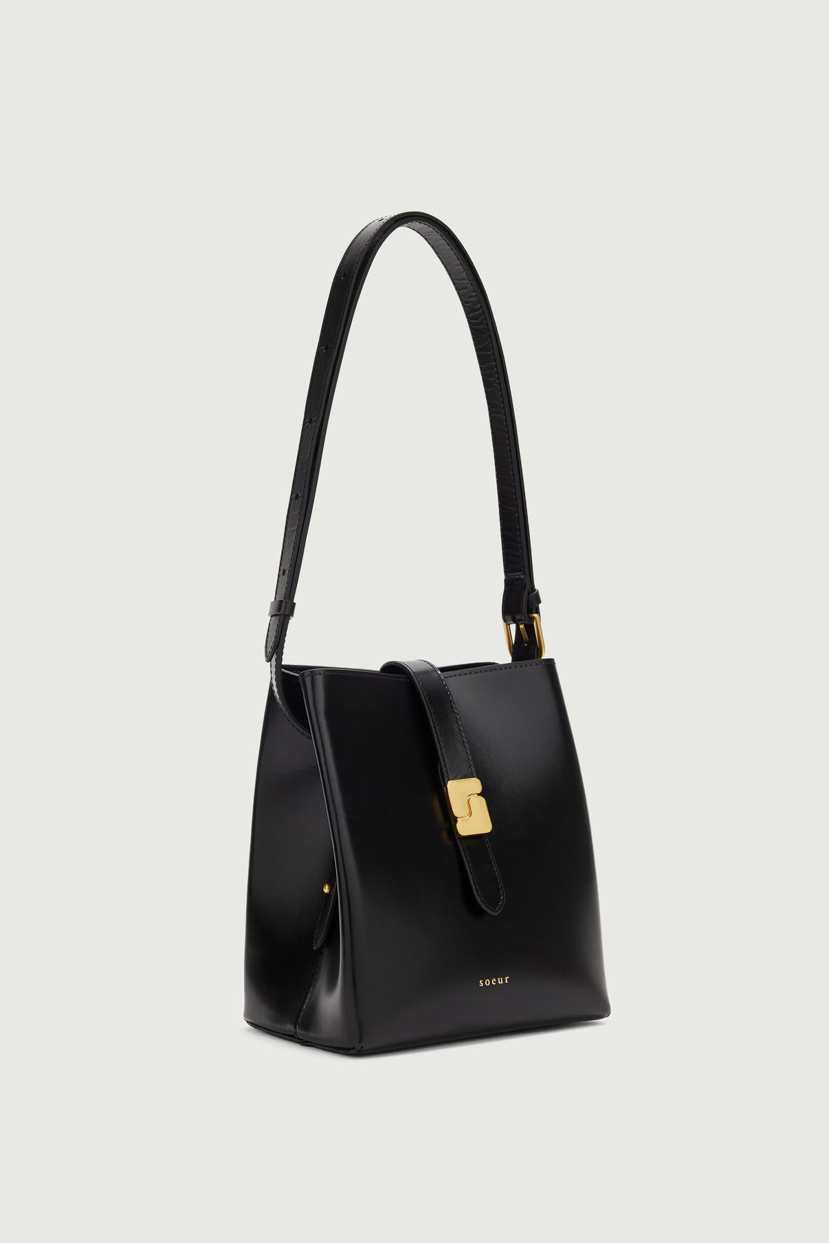 Bolso Bello Mini - Negro - Cuero - Mujer vue 2
