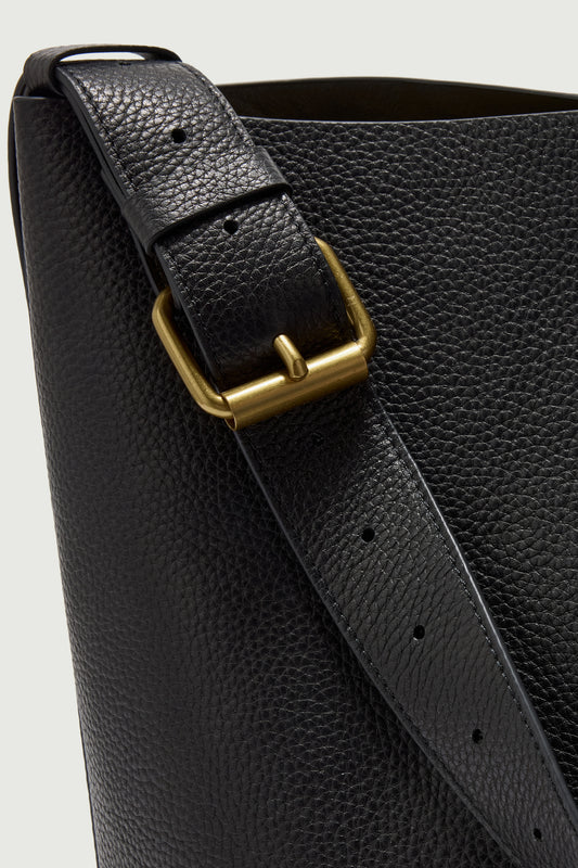 Bolso Saudade - Negro - Cuero - Mujer